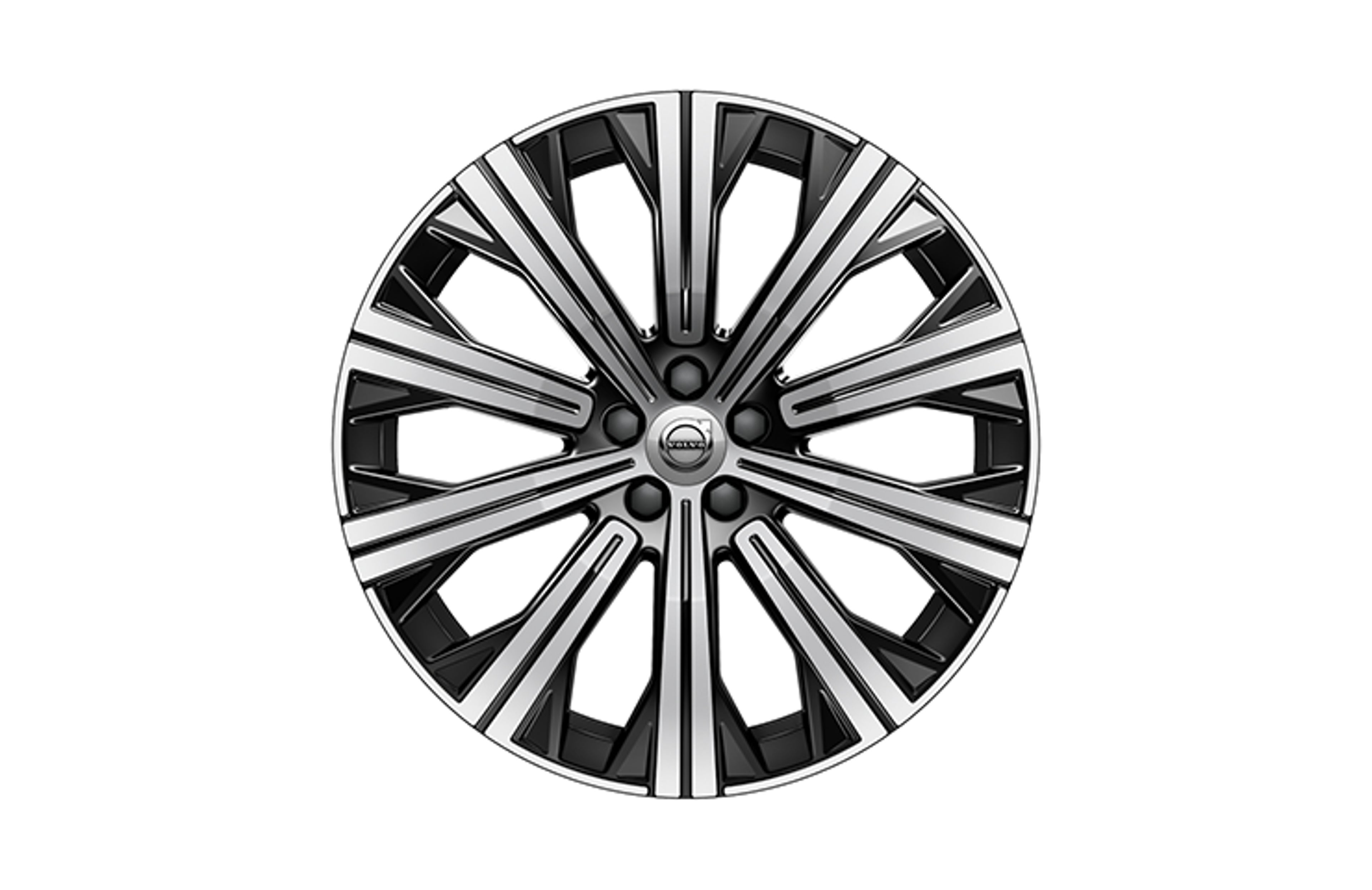 Cerchi 20" a 10 razze Black Diamond Cut - 1080