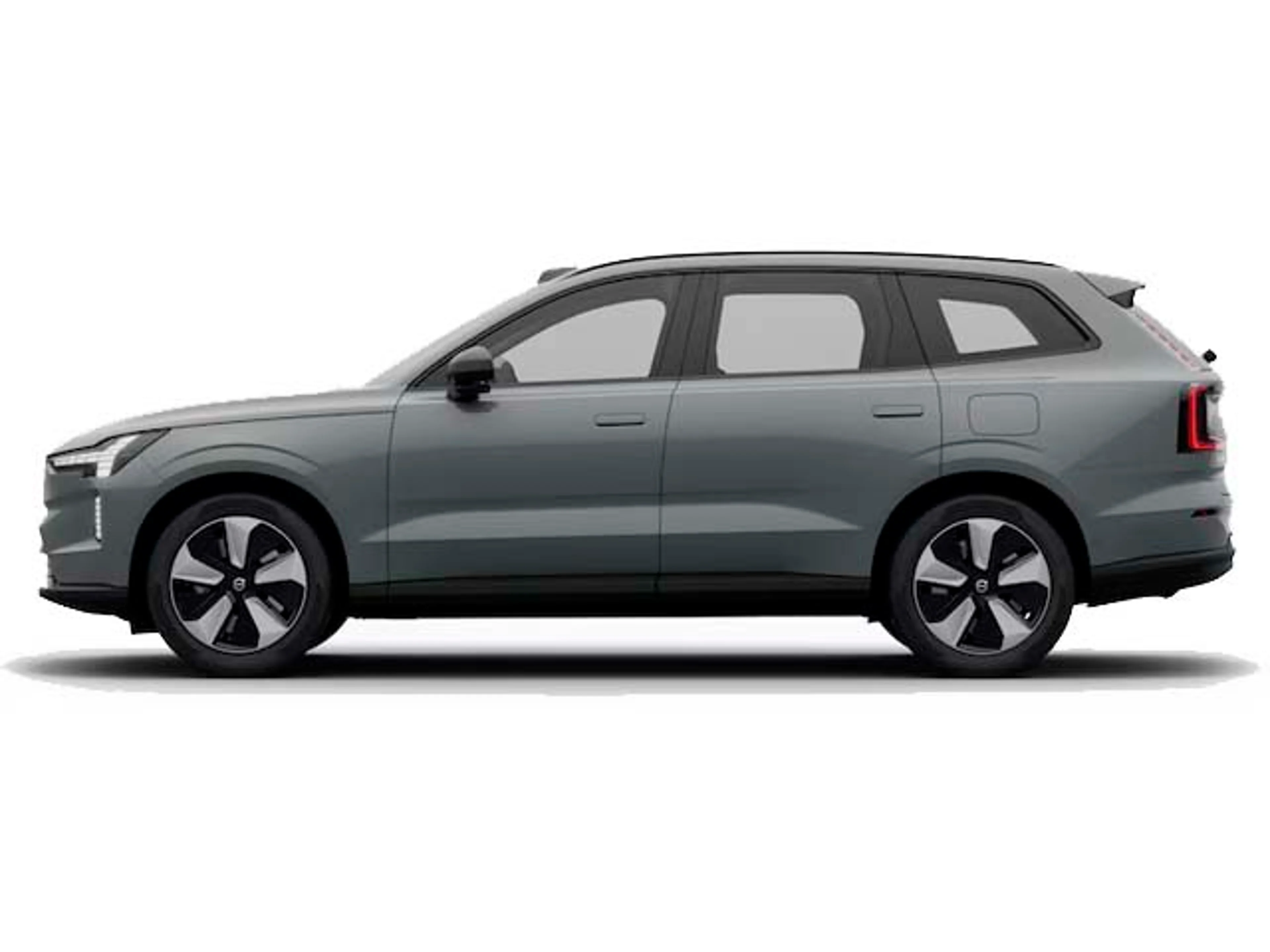 Volvo XC90 SUV grande vista lateral