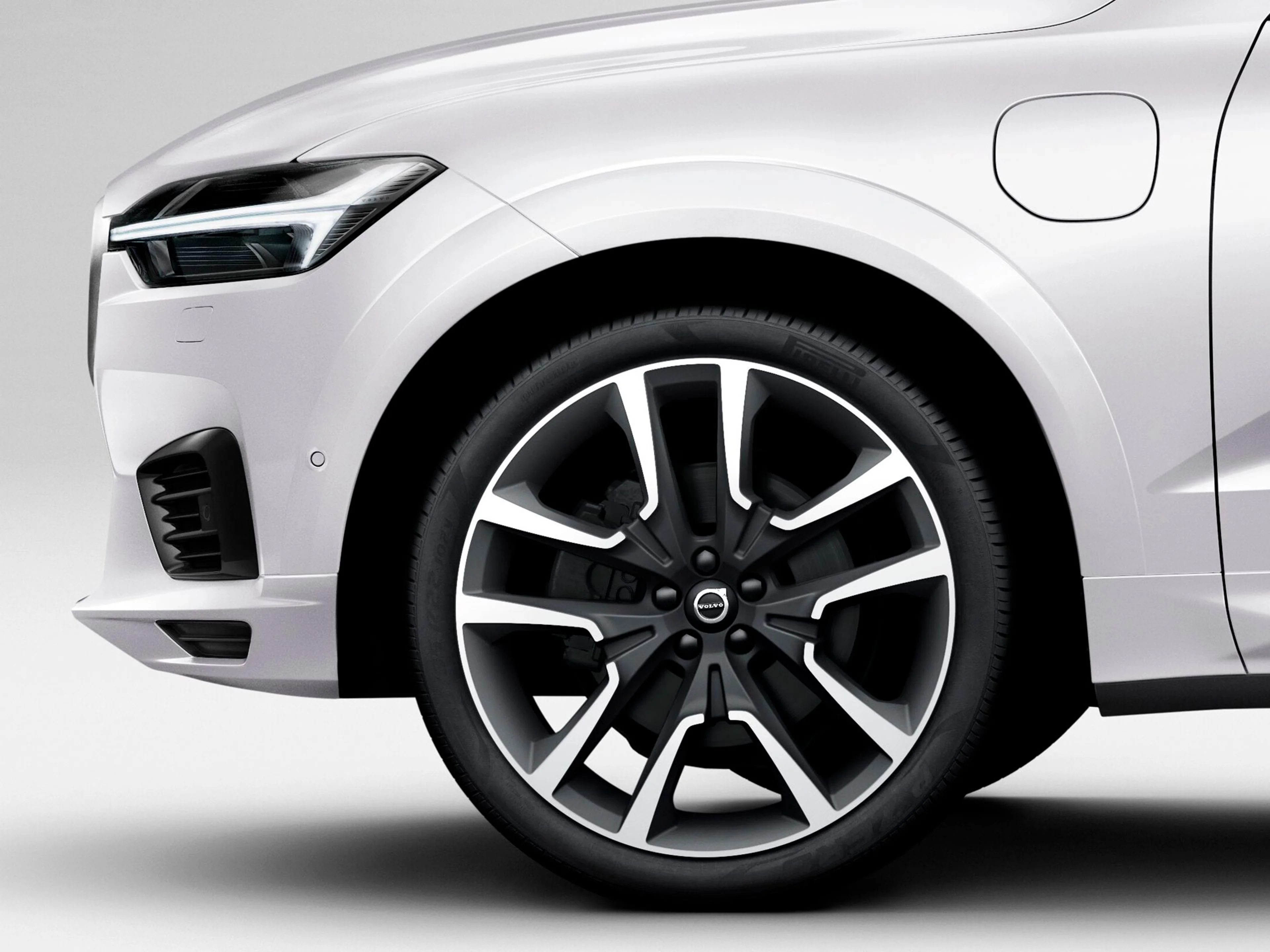 22" 5 radios dobles Matt Tech Black Diamond Cut Alloy Wheel