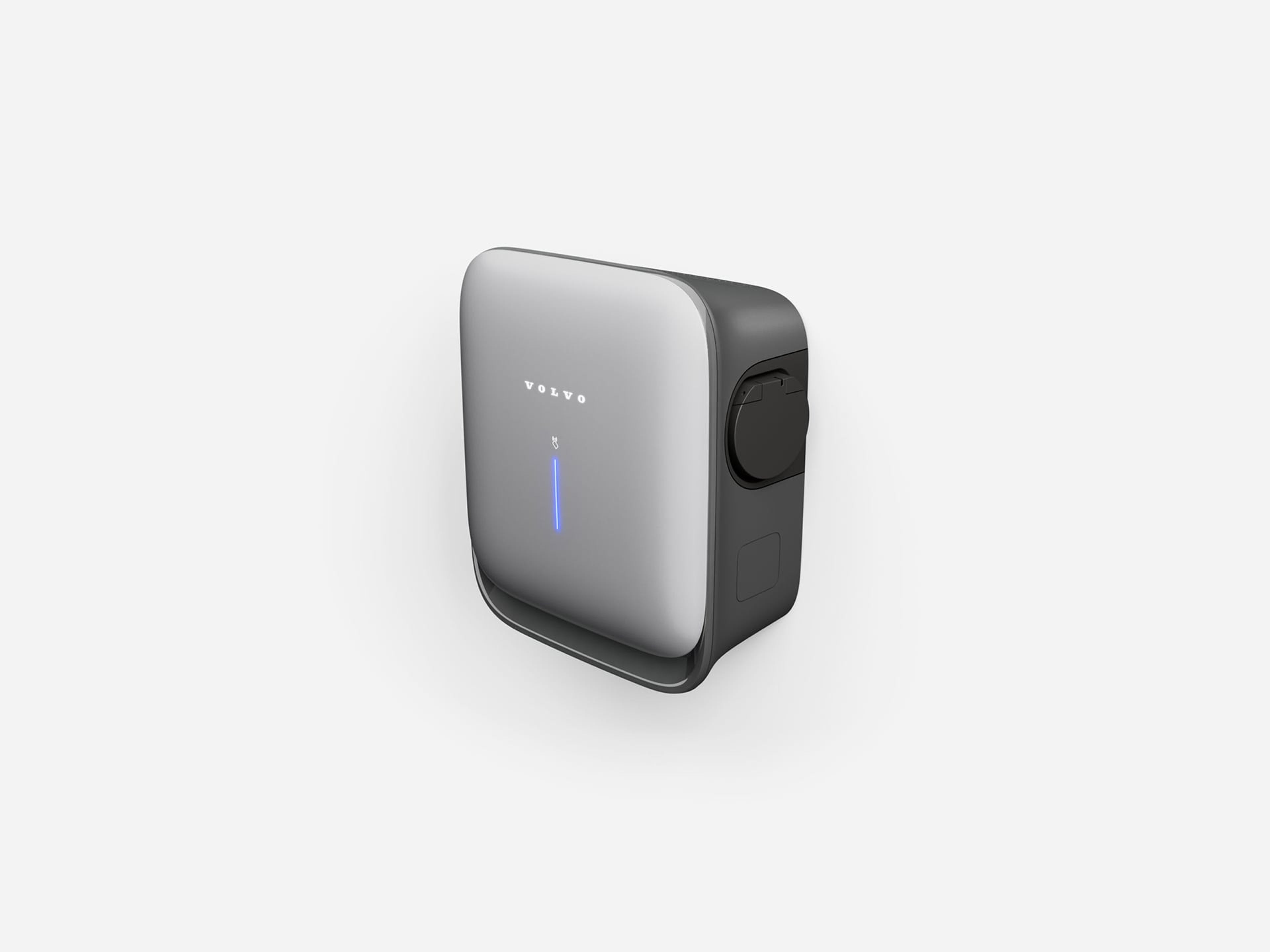 Volvo wallbox 22kW trifase con presa di corrente e contatore di energia in tempo reale (RTM)