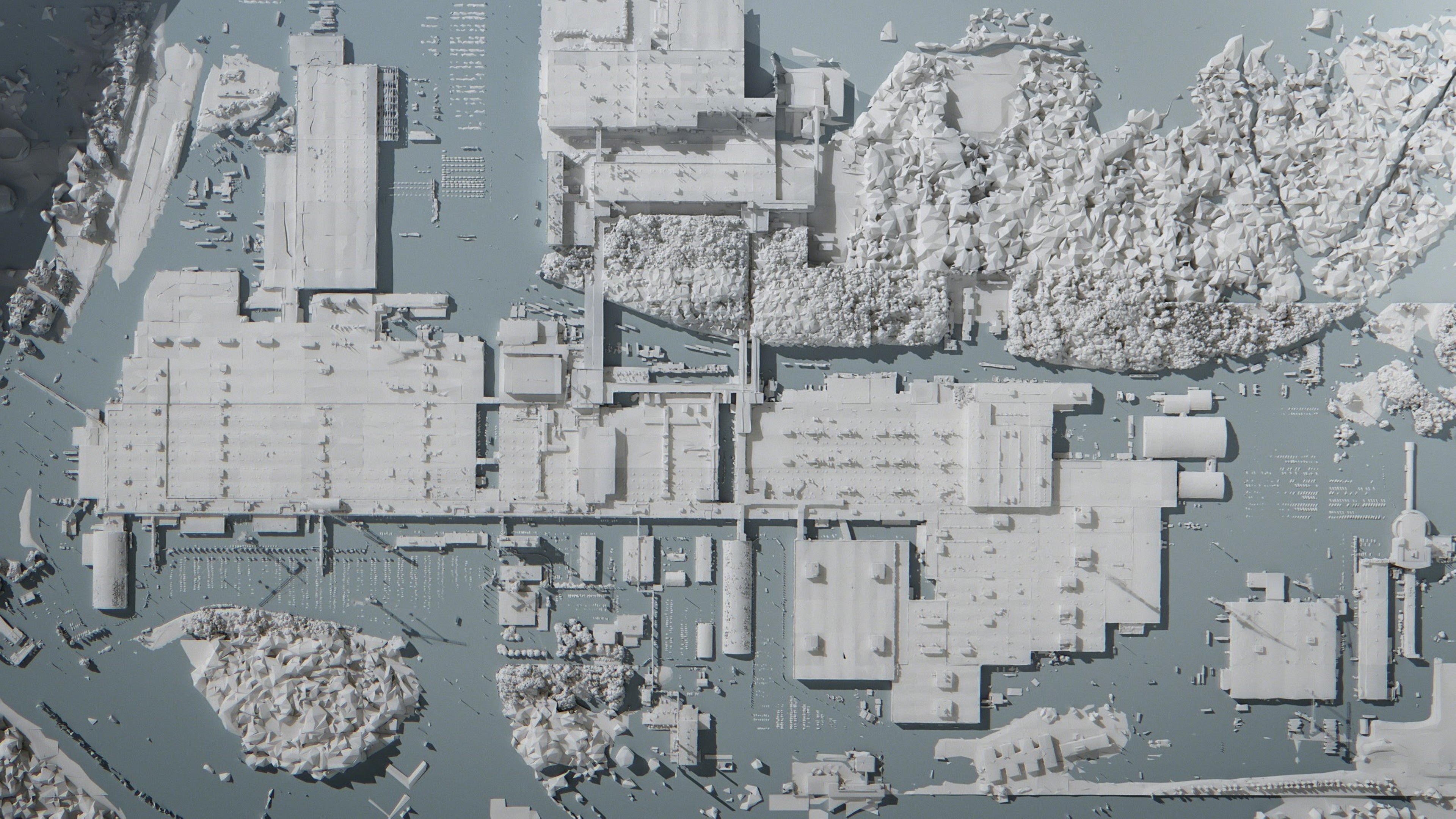 Modell av Volvo Cars område i Torslanda