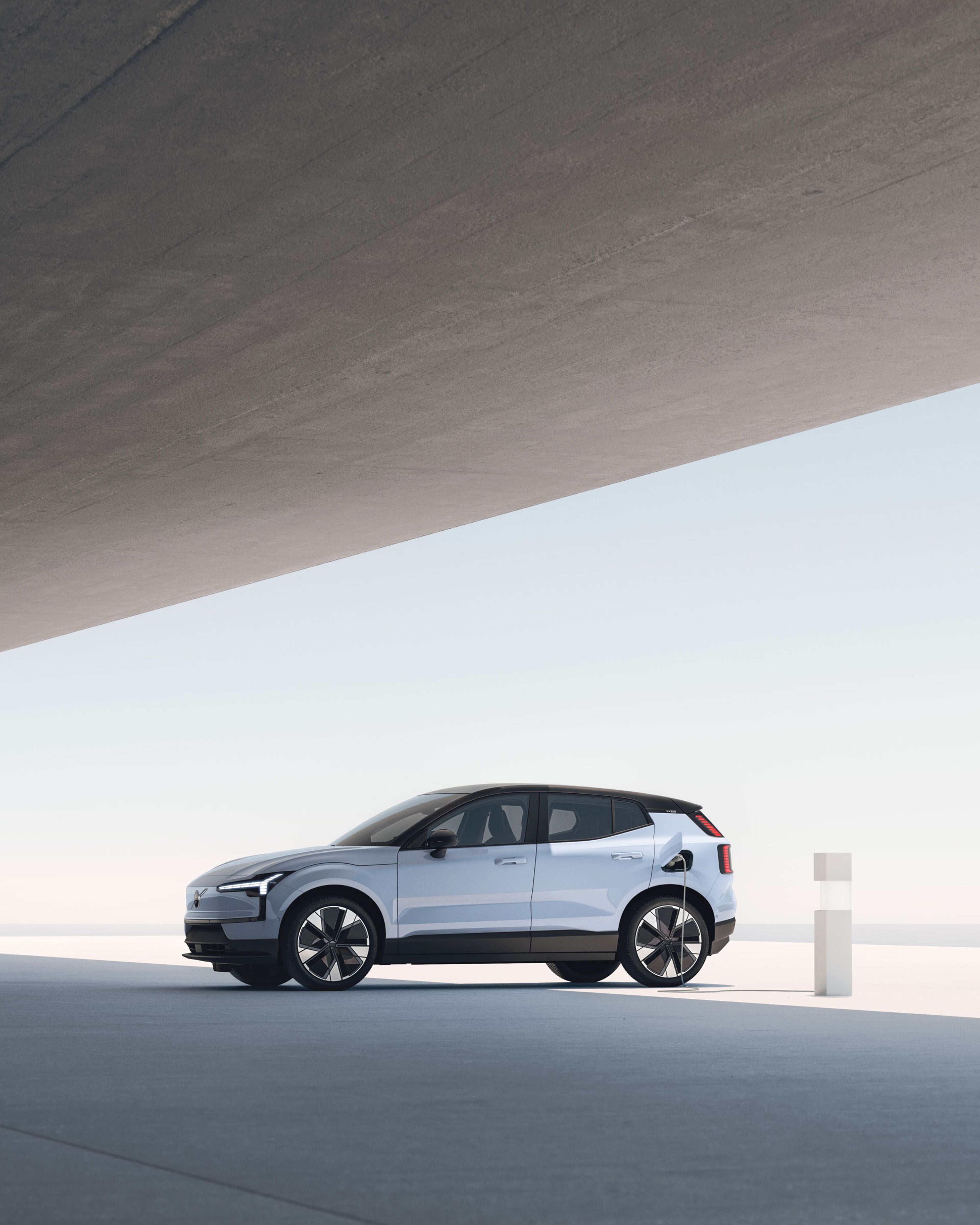 EX40 de profil et en charge