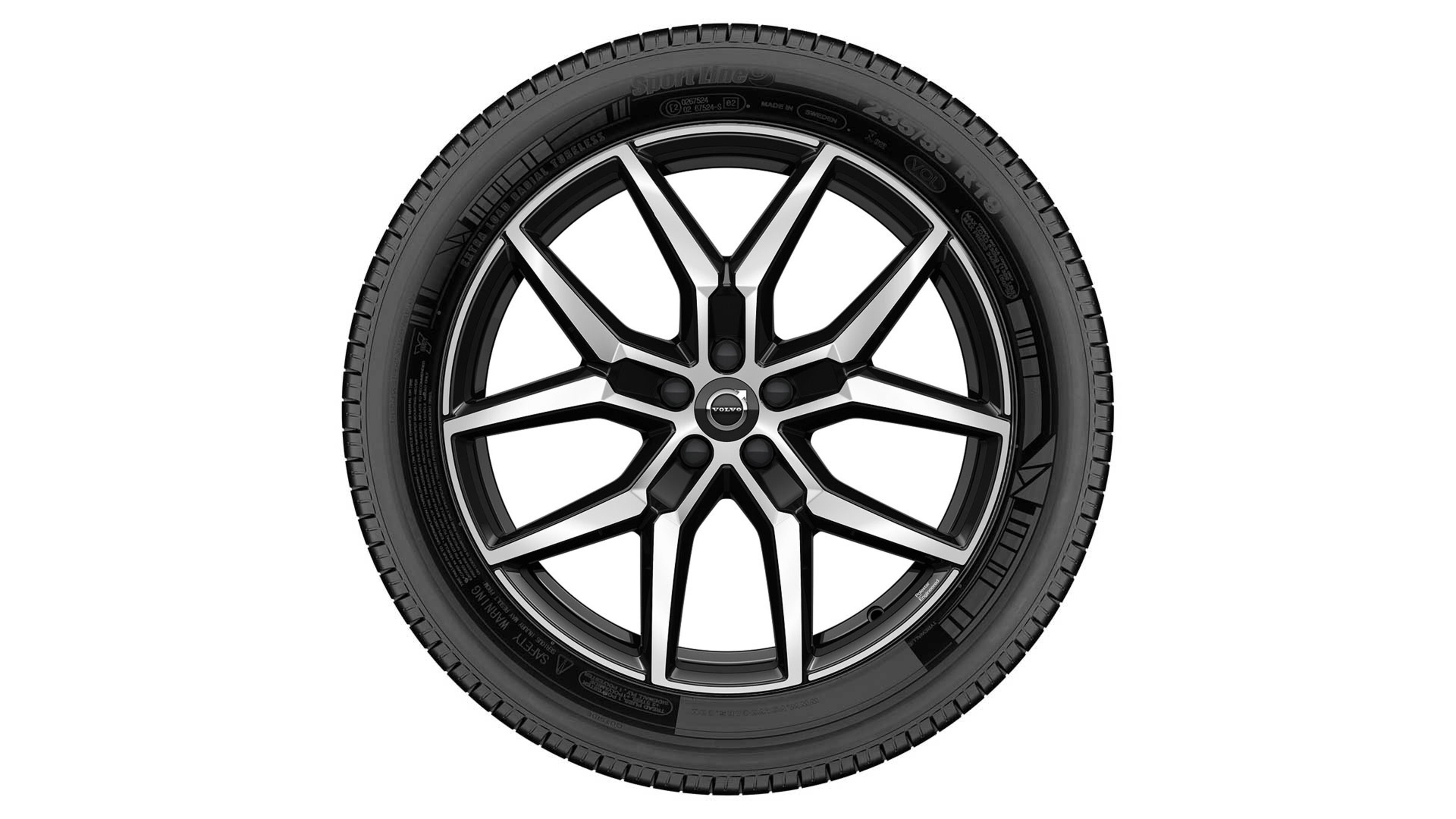 21" 5-Y Spoke Wheel Black,