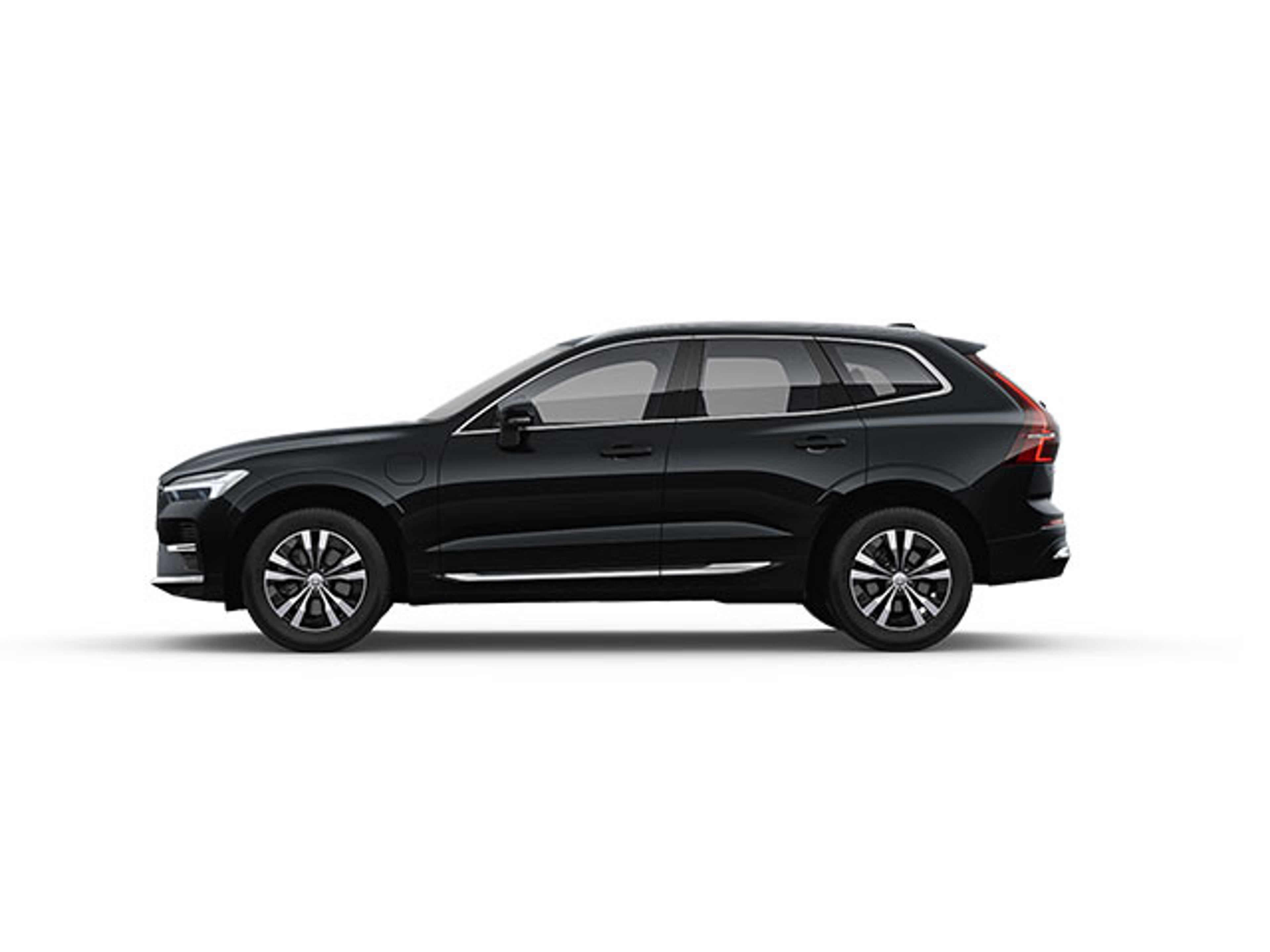 Svart XC60 sett fra siden