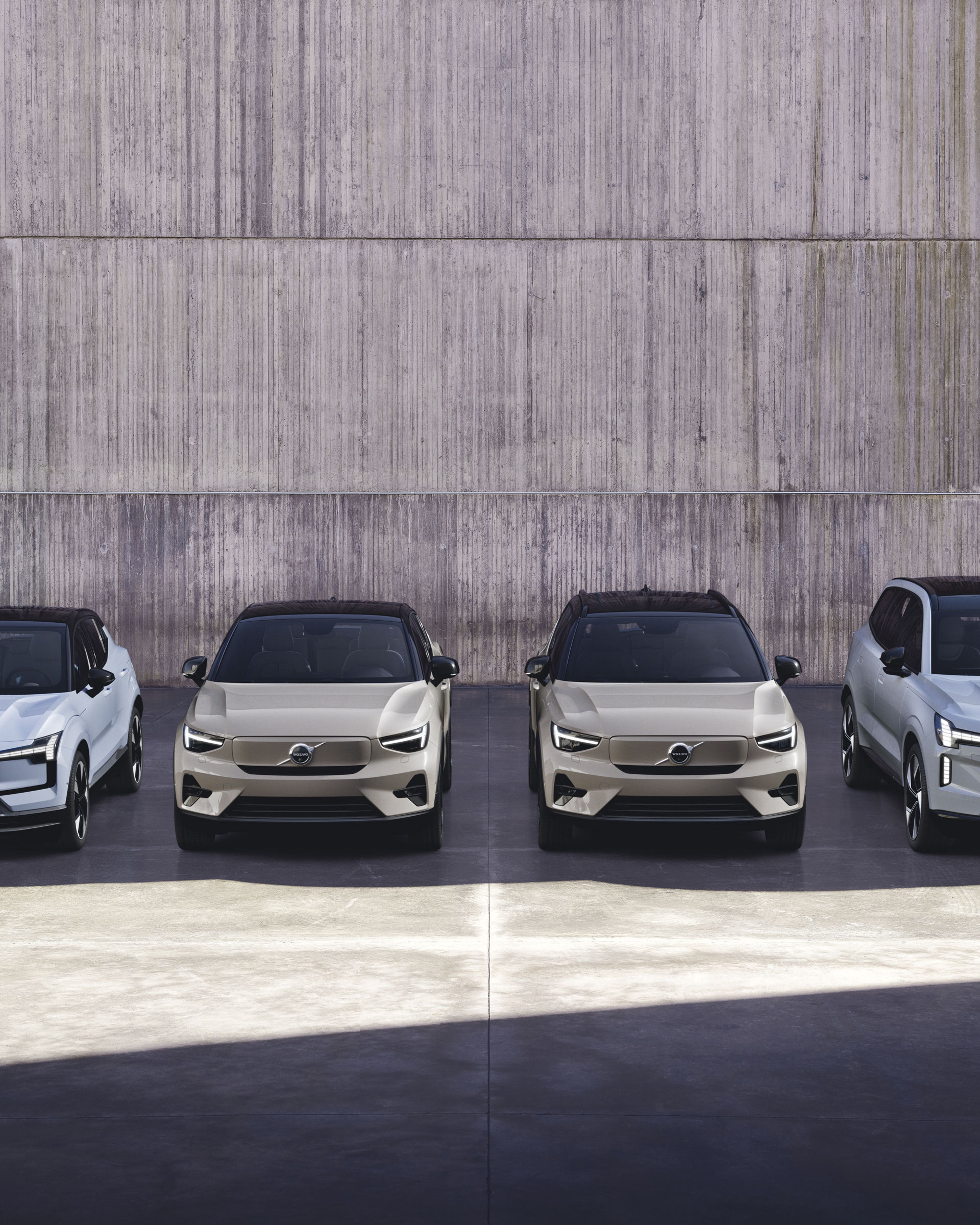 Volvo fully electric range