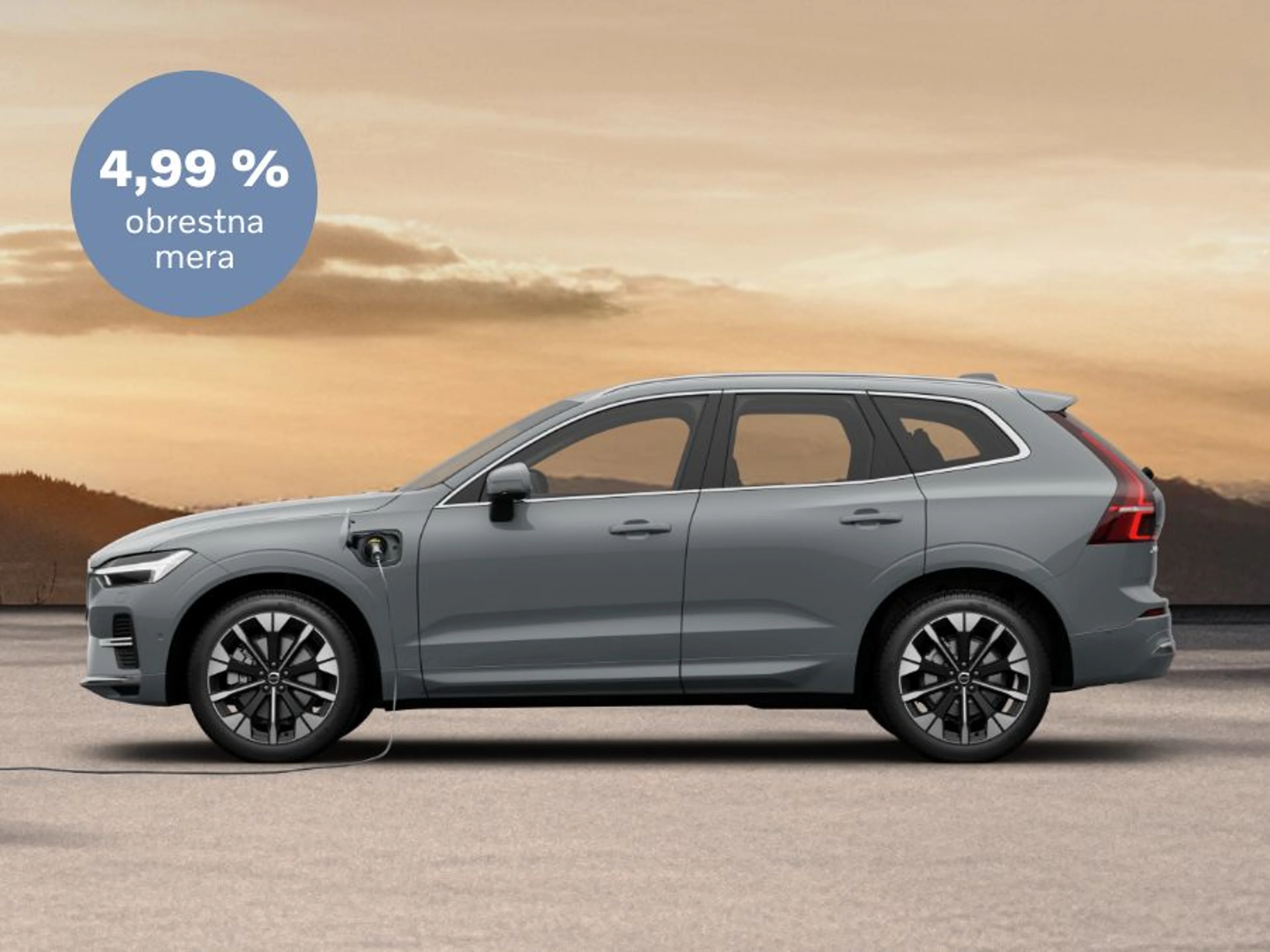 Volvo XC60 plug-in hybrid s promocijsko obrestno mero 4,99 %.