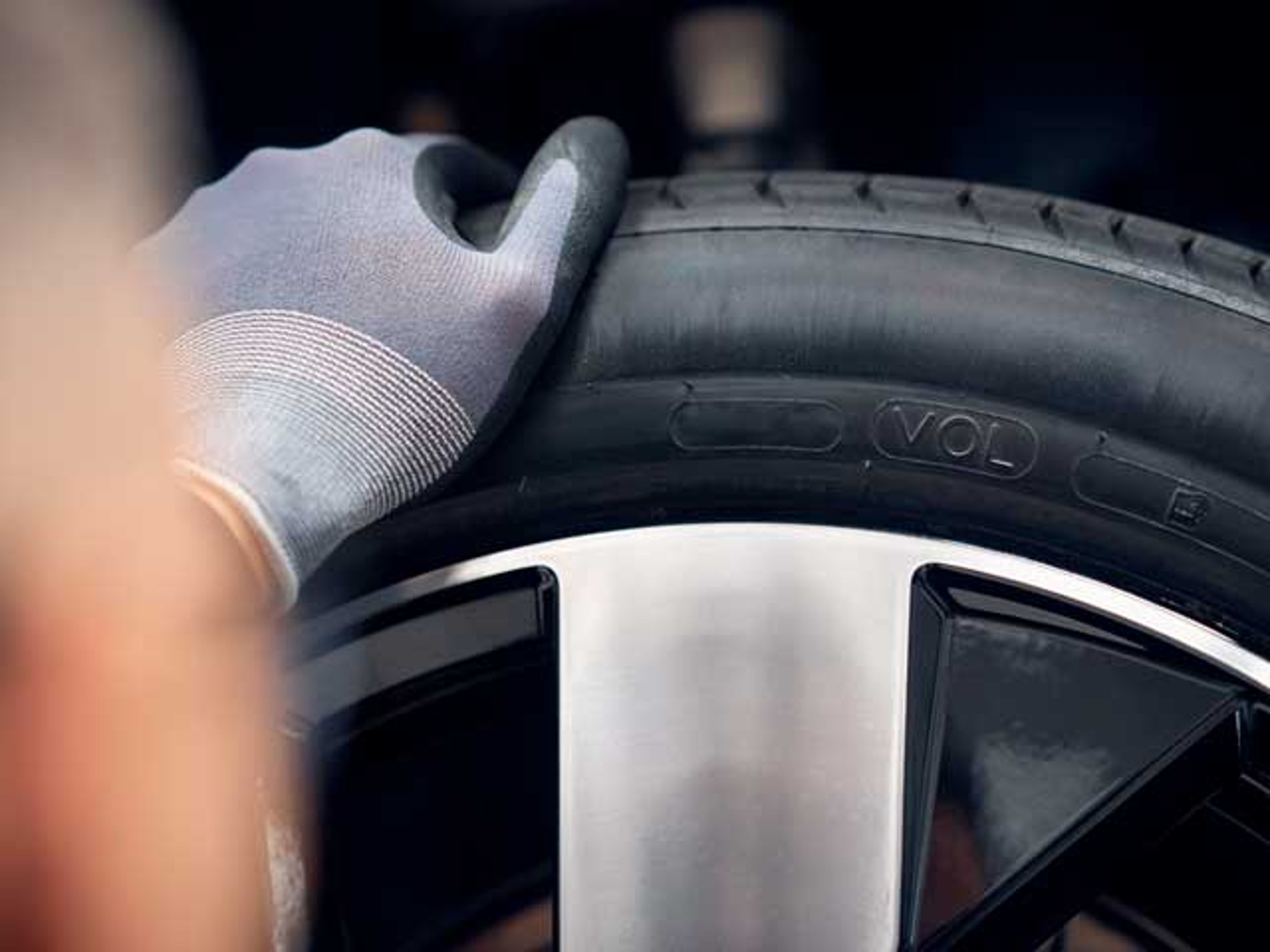 Vehículo Volvo y neumáticos