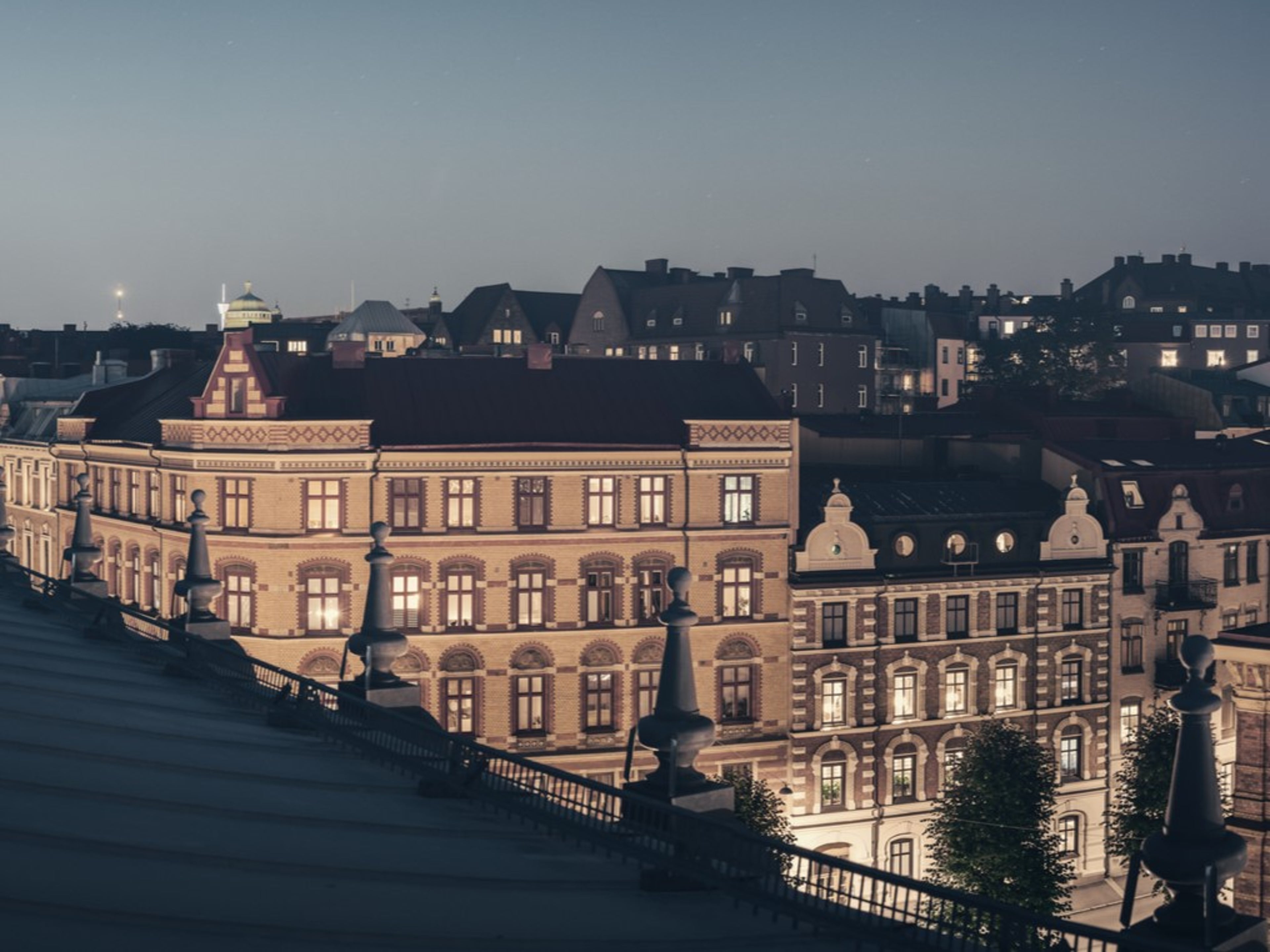Photo of Gothenburg, Sweden in the evening