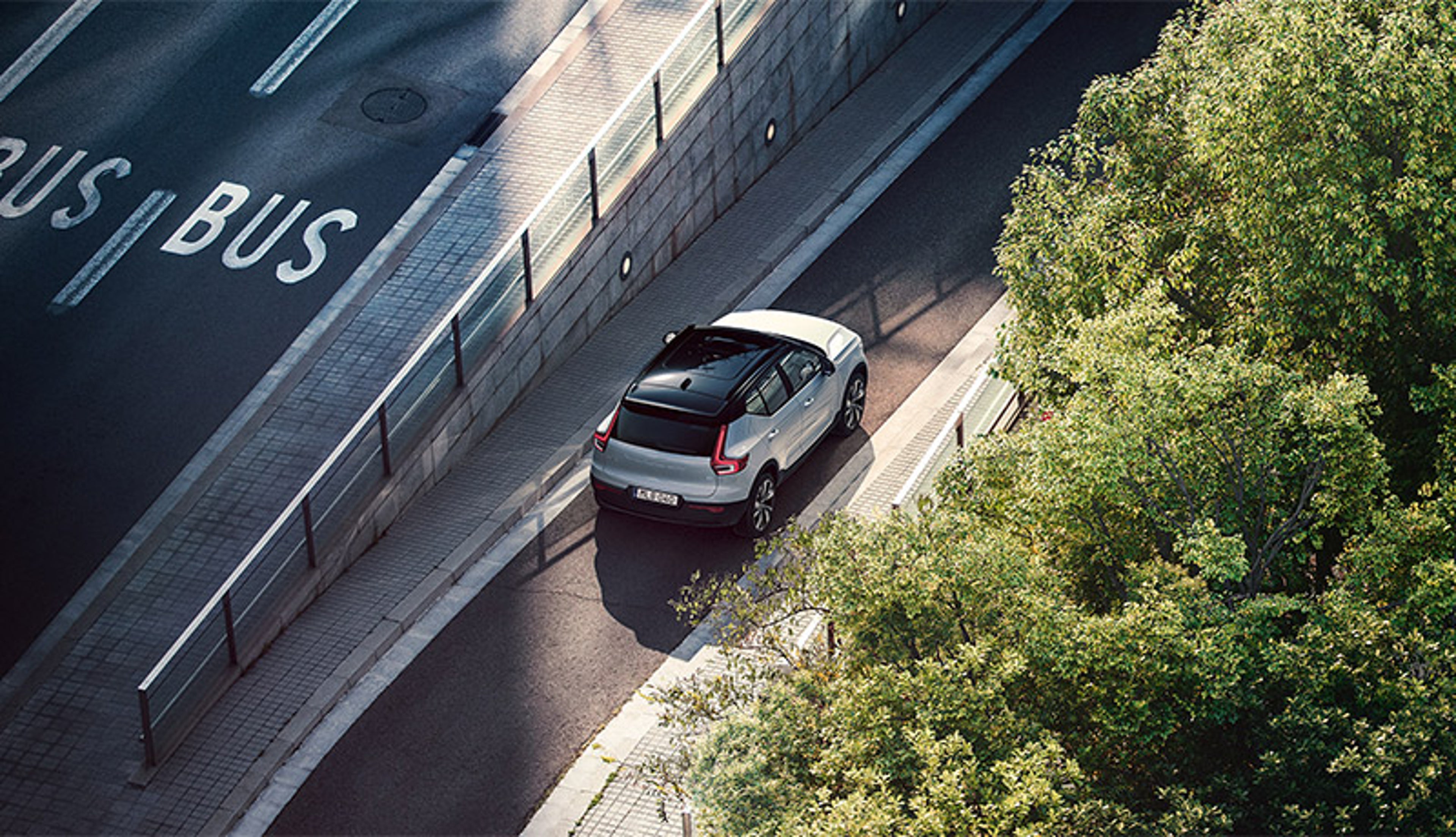 Volvo XC40 vu de dessus