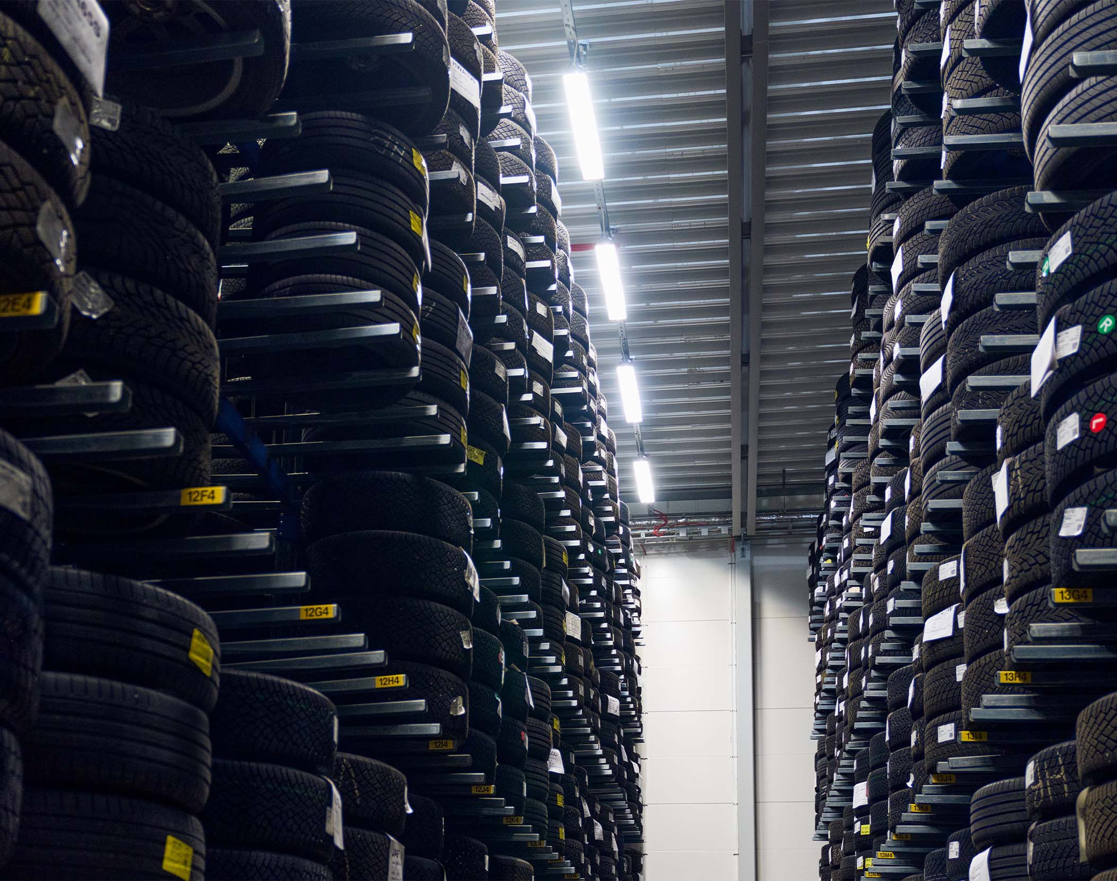 Find Volvo Genuine Tires - Stack of Volvo tires
