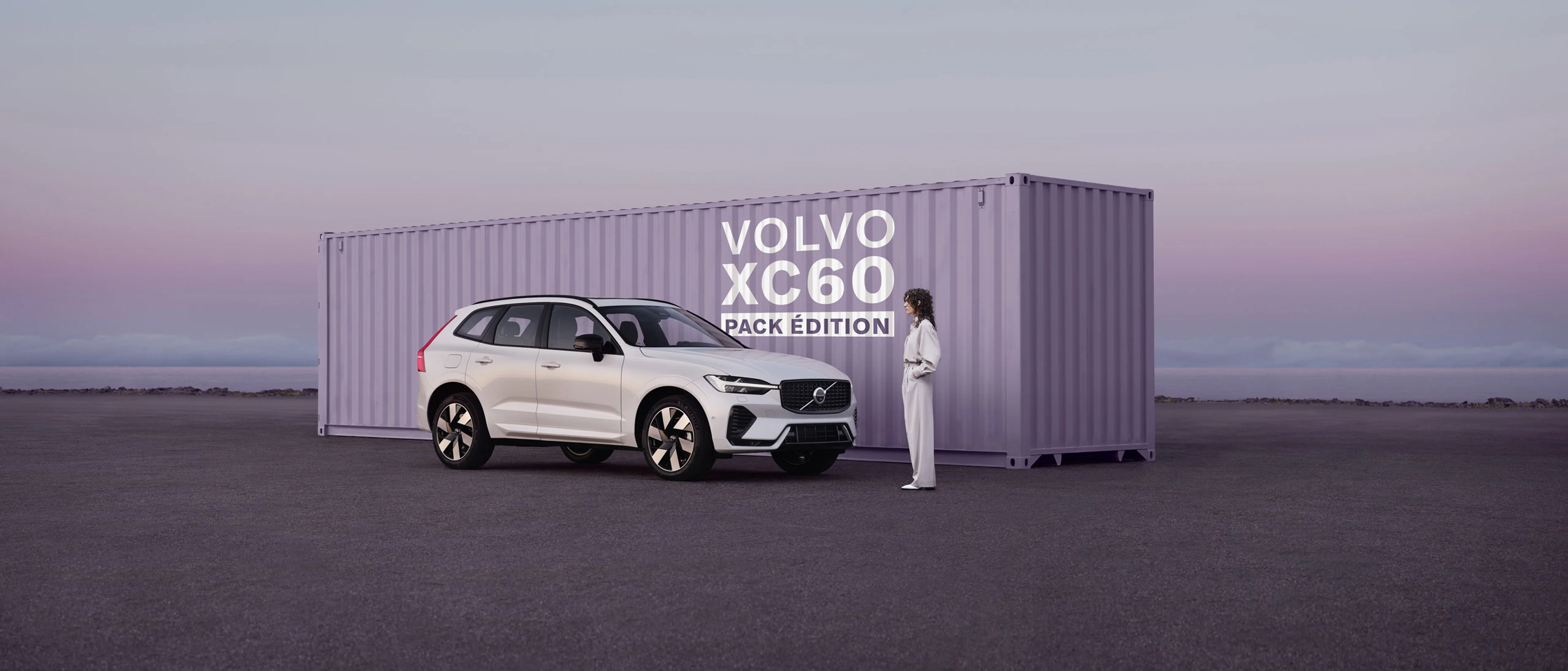 XC60 Pack Edition blanc de profil