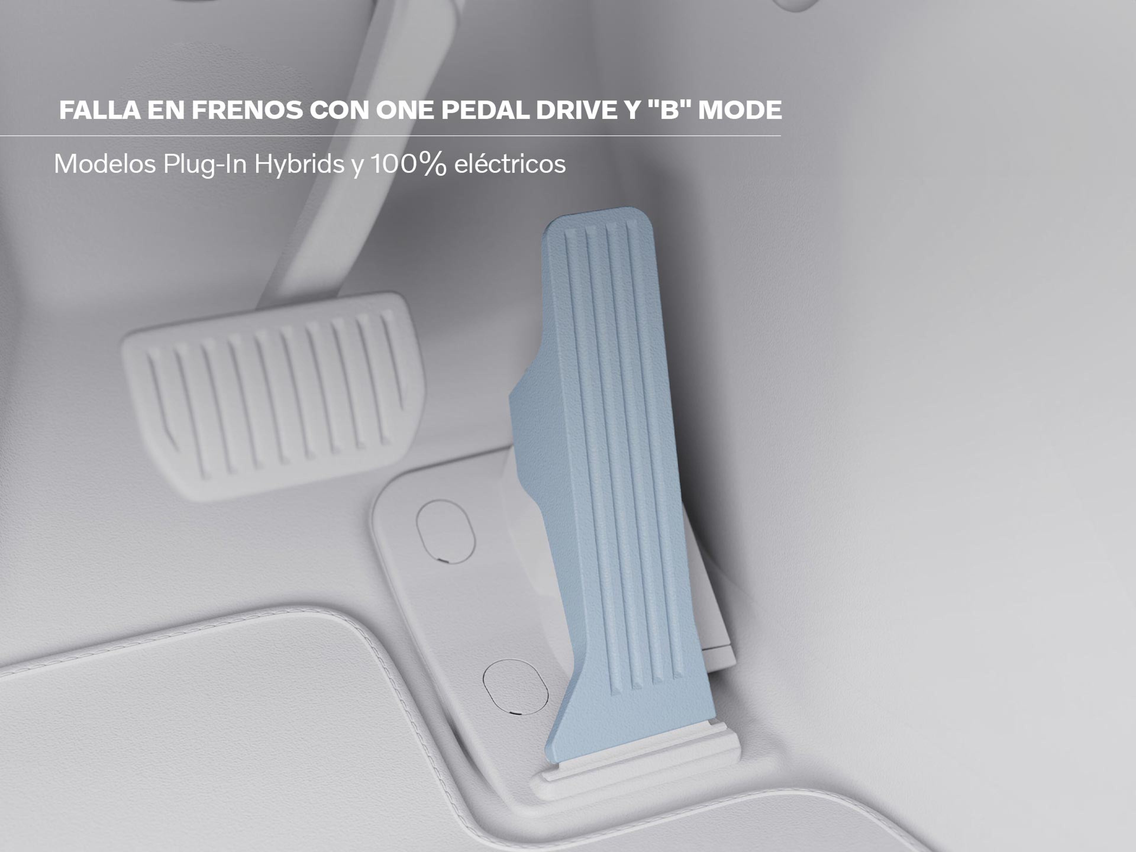 Falla en frenos con One Pedal Drive y “B” Mode