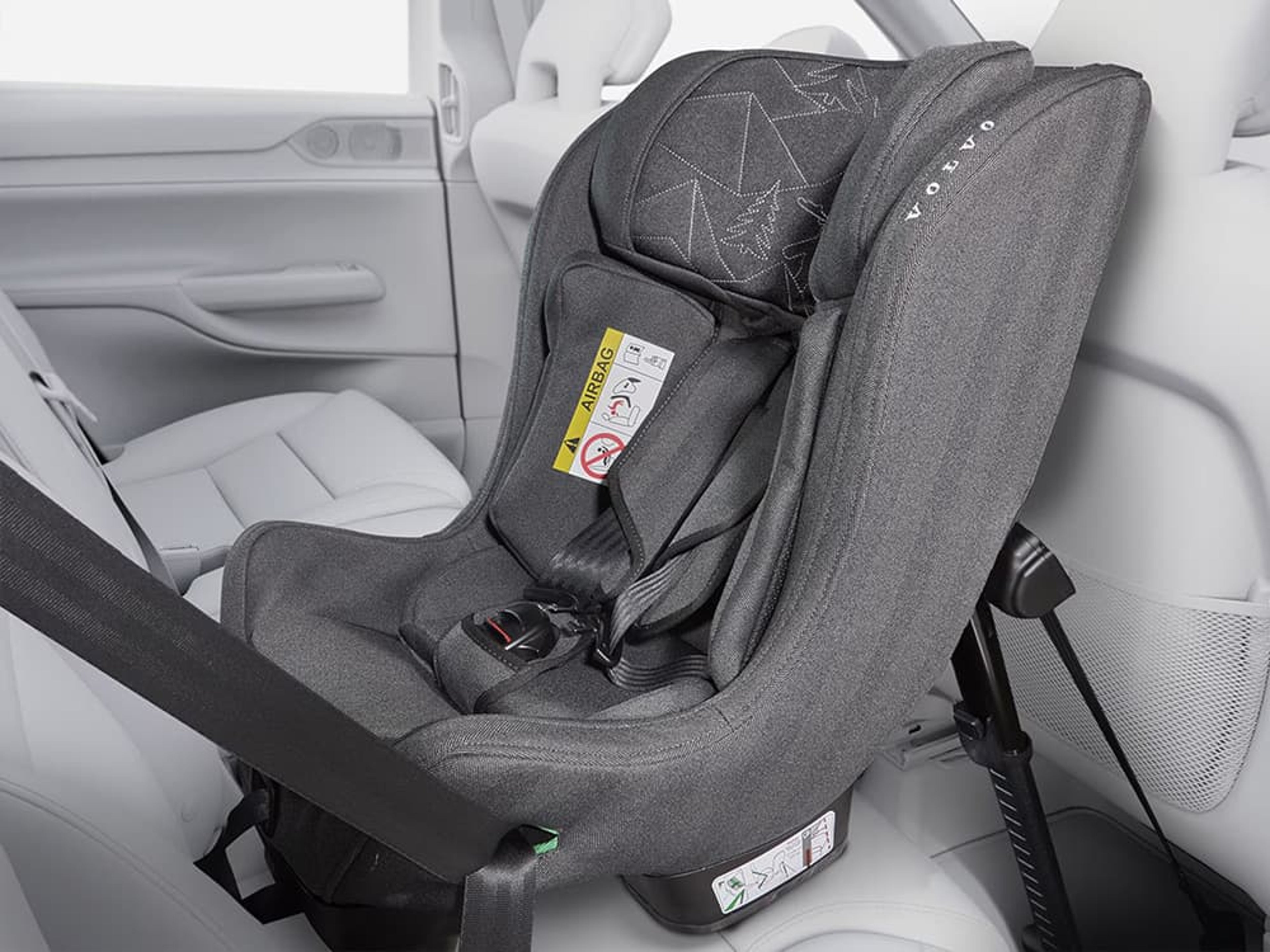 Naar achteren gekeerd kinderzitje