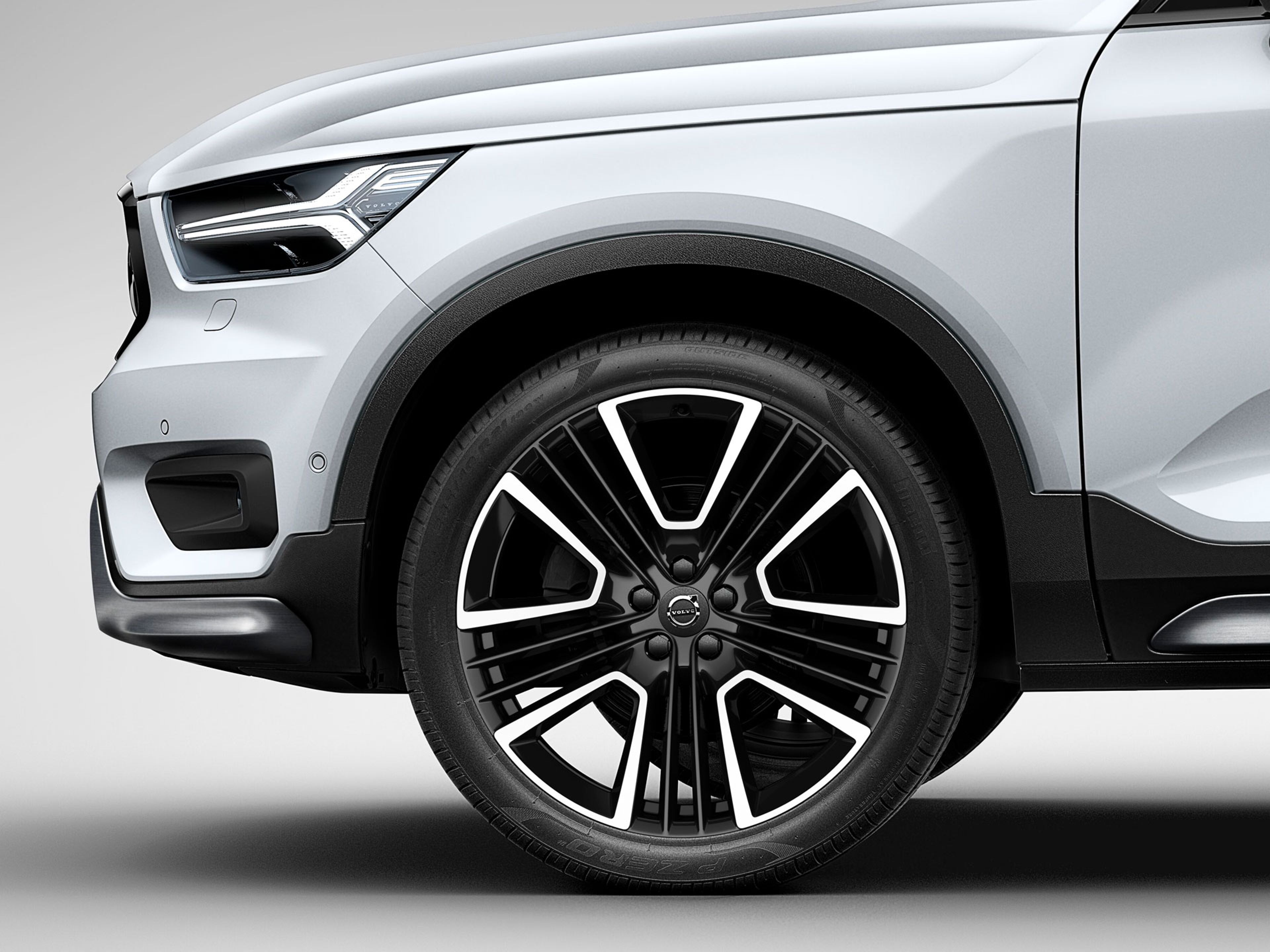 Ruedas completas, 21" 5 Triple Open Spoke Black Diamond Cut Alloy Wheel