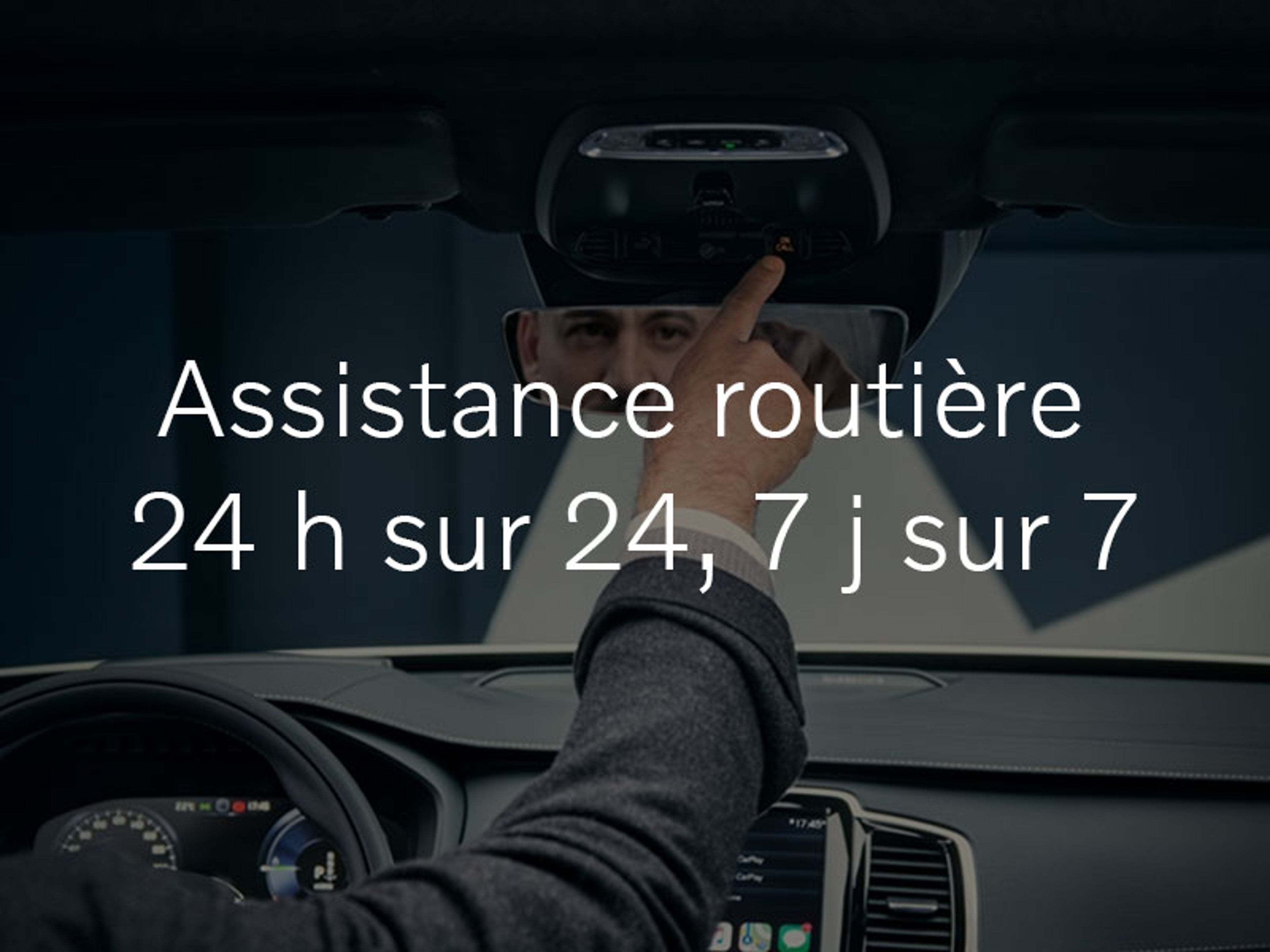 Assistance routière 24 h sur 24, 7 j sur 7