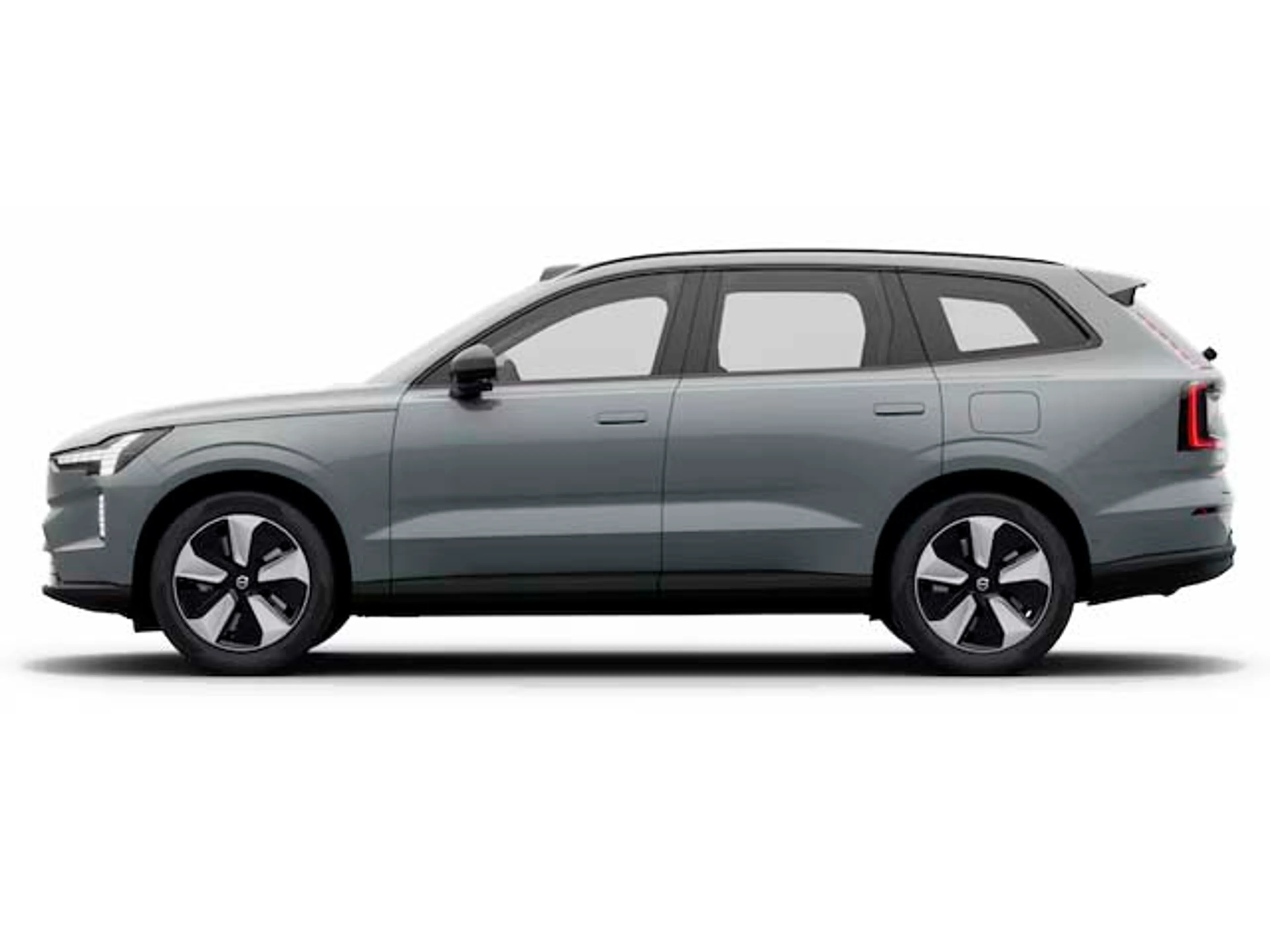 Volvo EX90 SUV grande de 7 asientos vista lateral