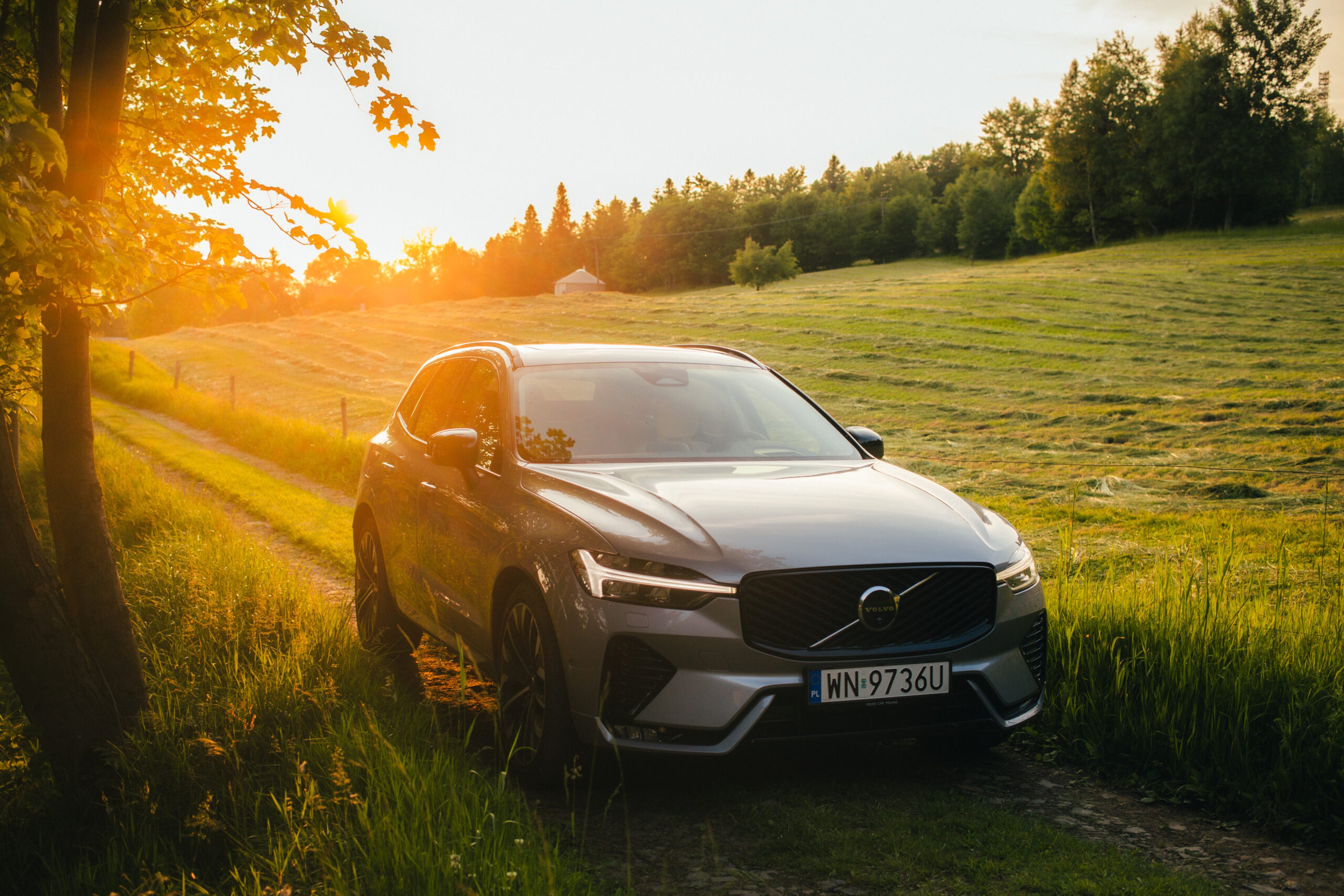 Volvo XC60 pokazane z góry