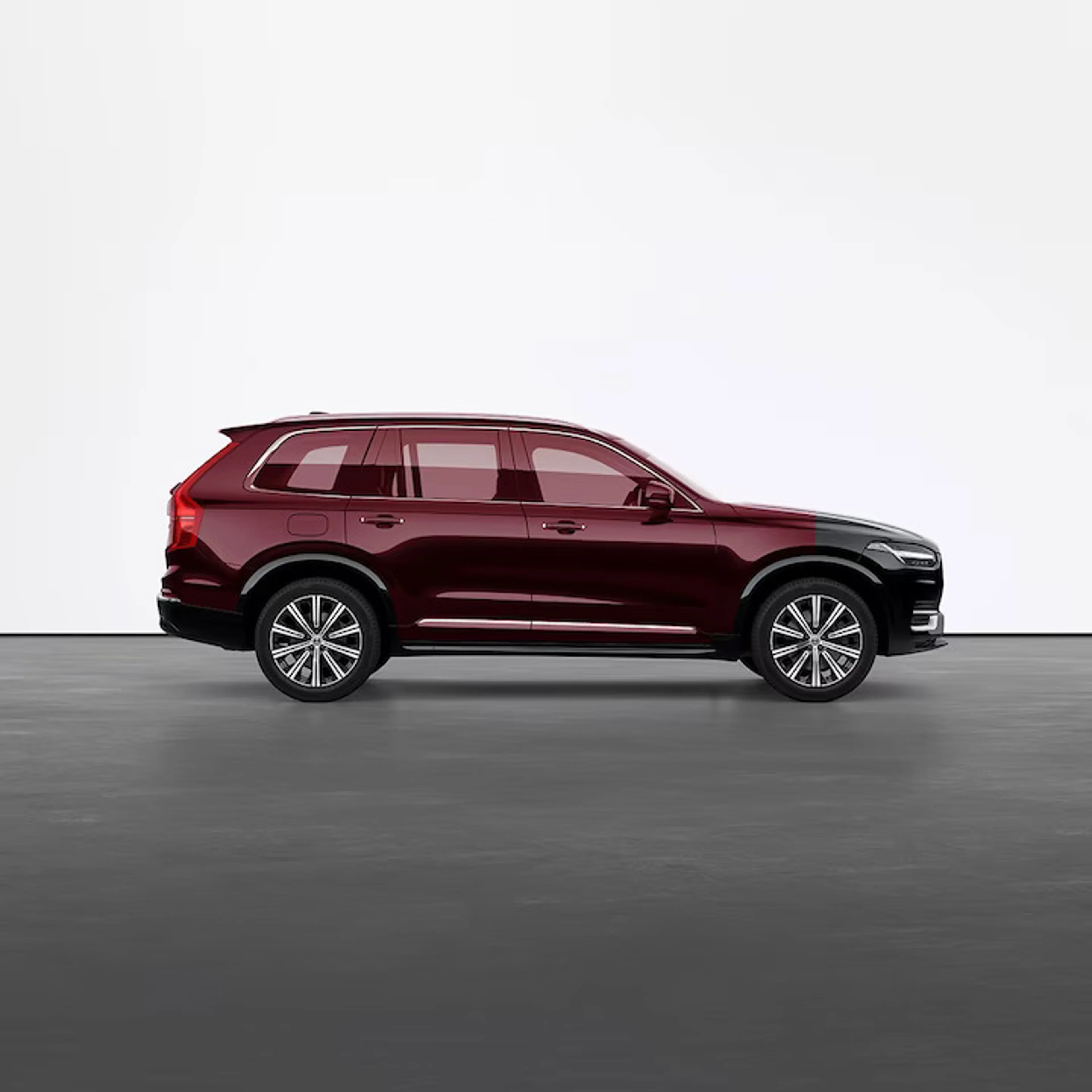Samochody opancerzone Volvo samochód pokazany bokiem