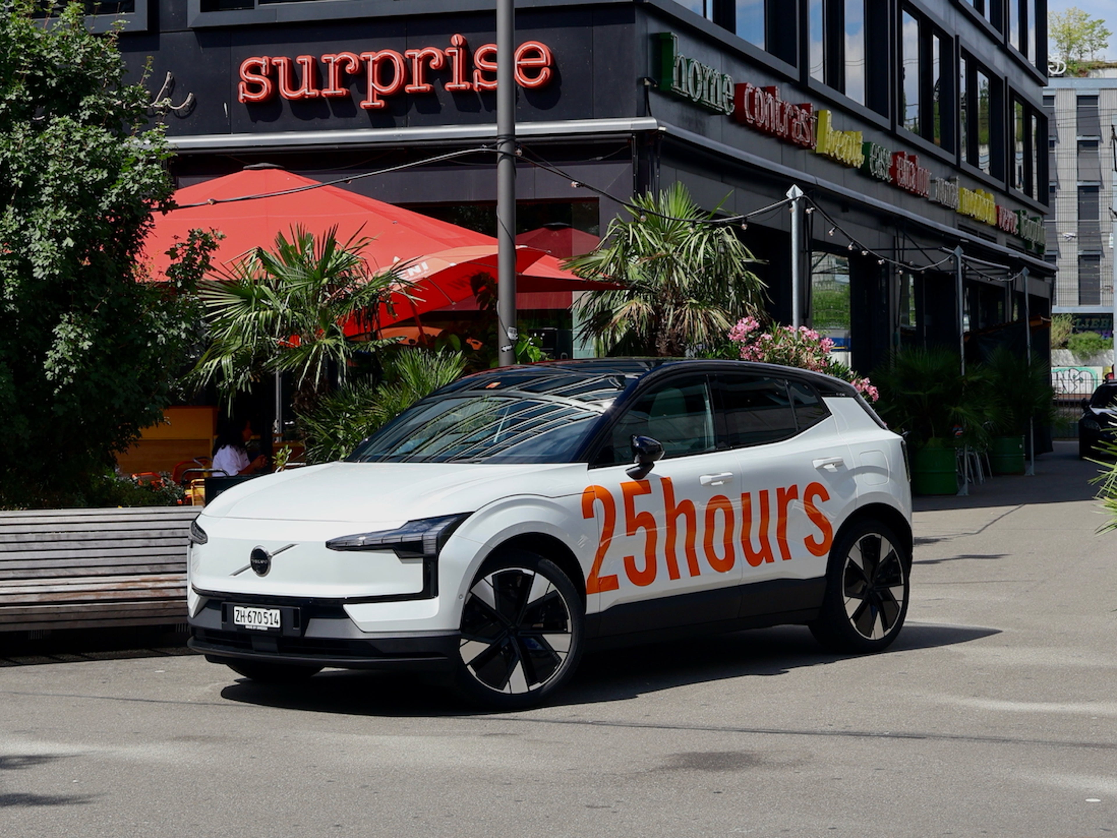 EX30 and 25 hours hotel