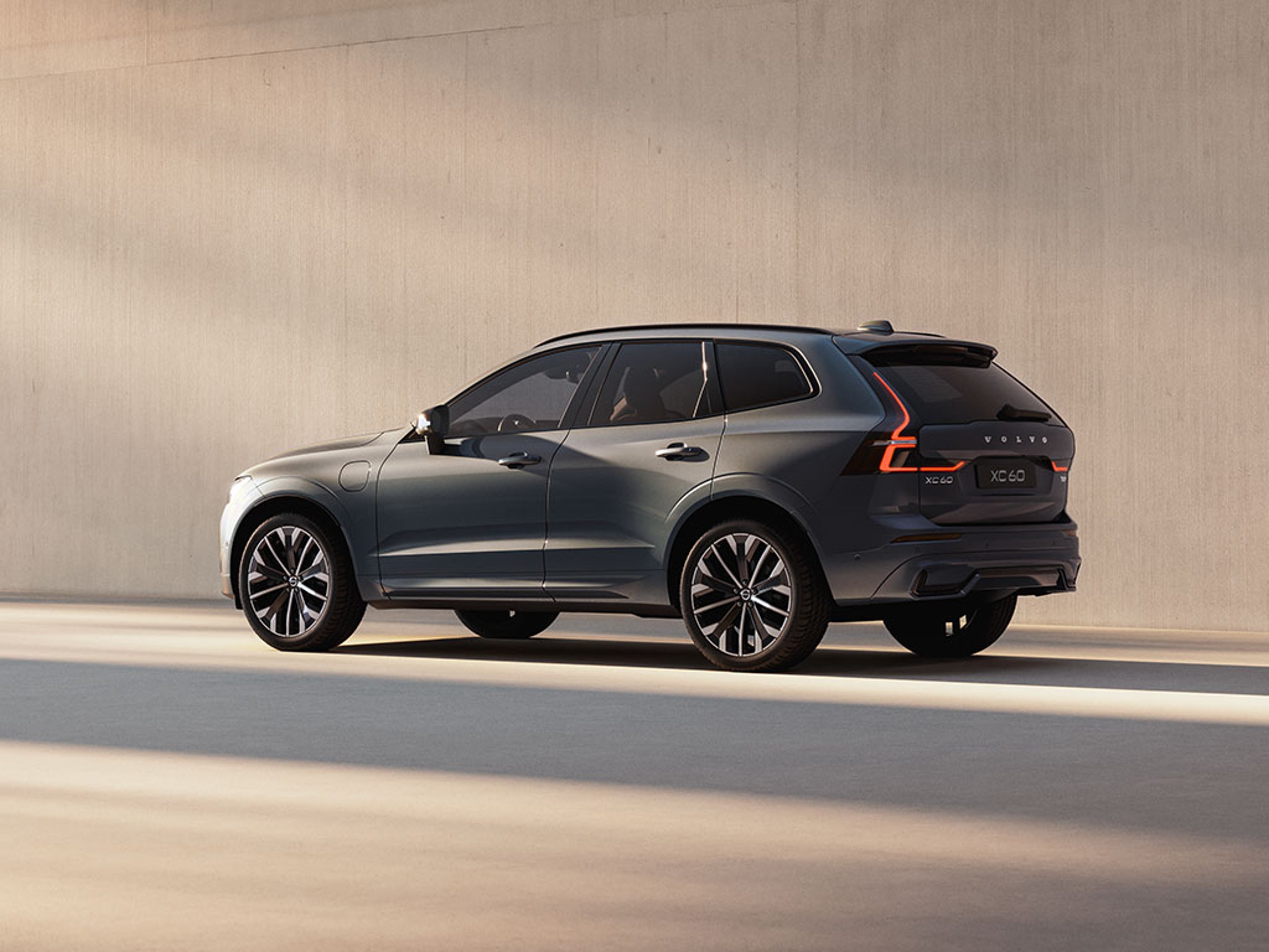 Voiture Volvo vue de profil