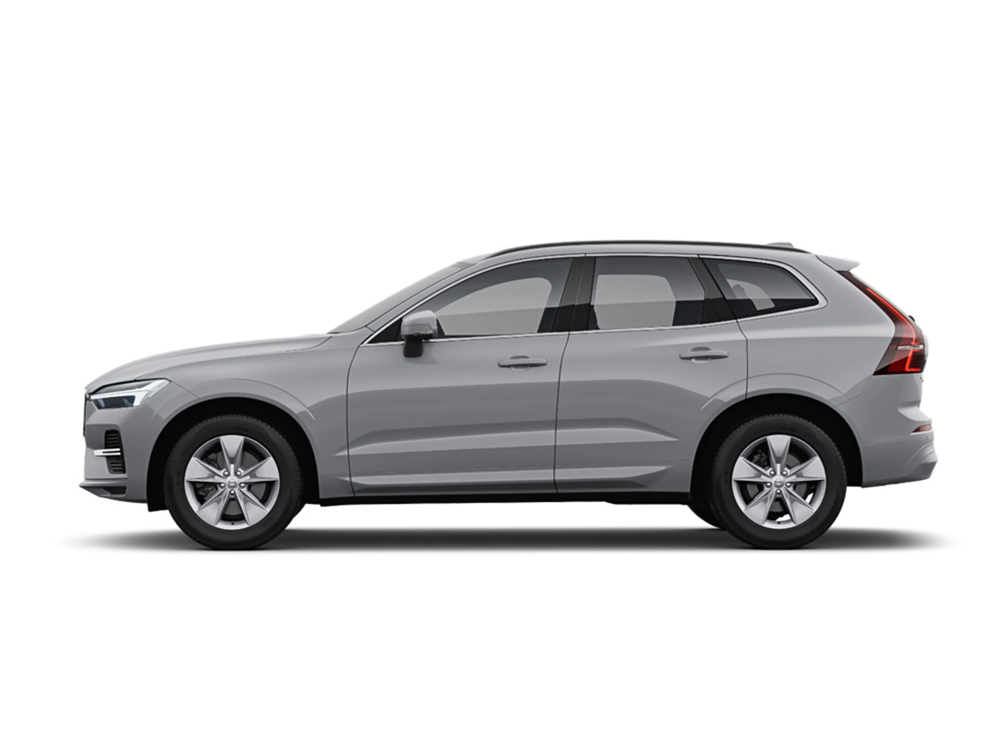 Vue latérale d'une voiture d'occasion Volvo XC60.