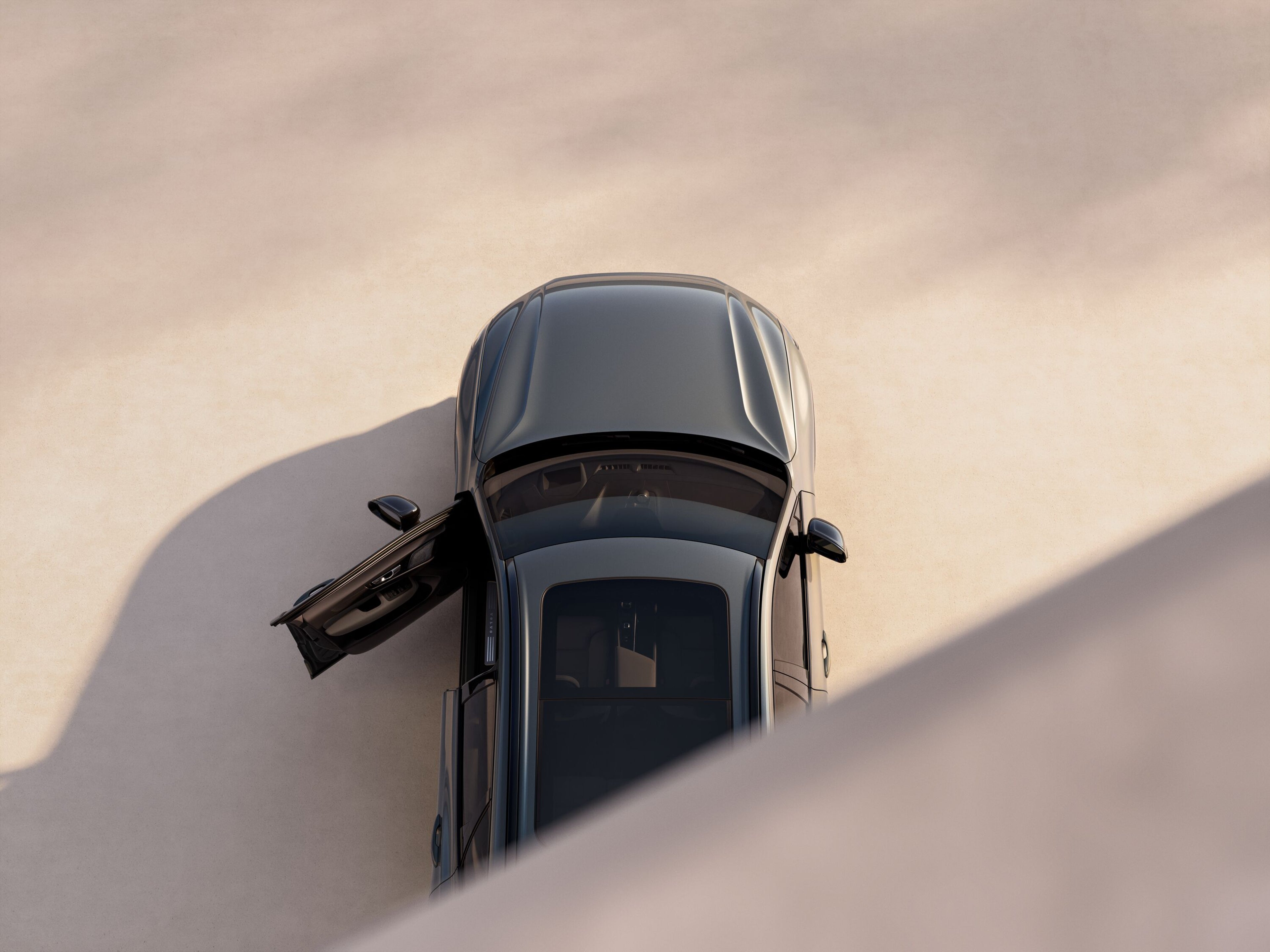 Pohľad z hora na Volvo XC60