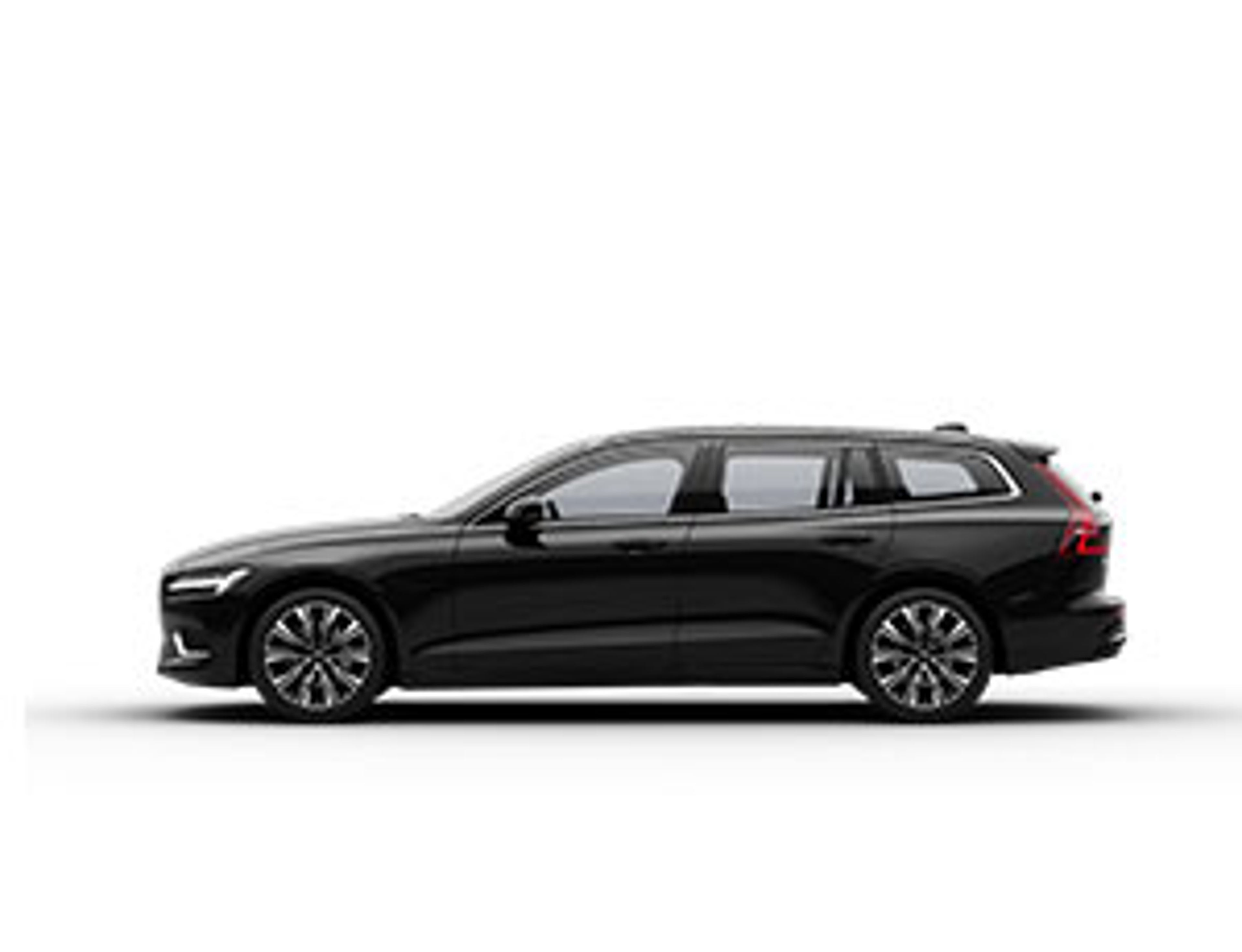 Volvo V60 Noir Onyx de profil