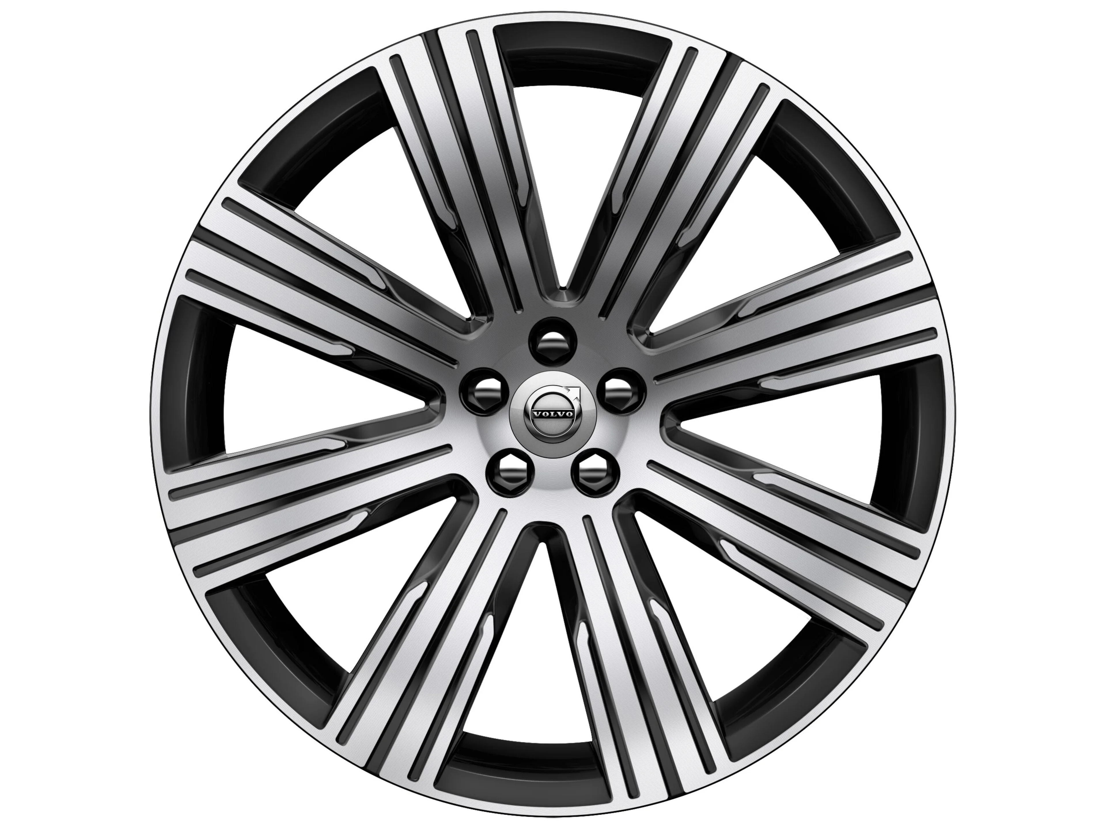 Cerchi 21" a 8 razze multiple Black Diamond Cut - 1081