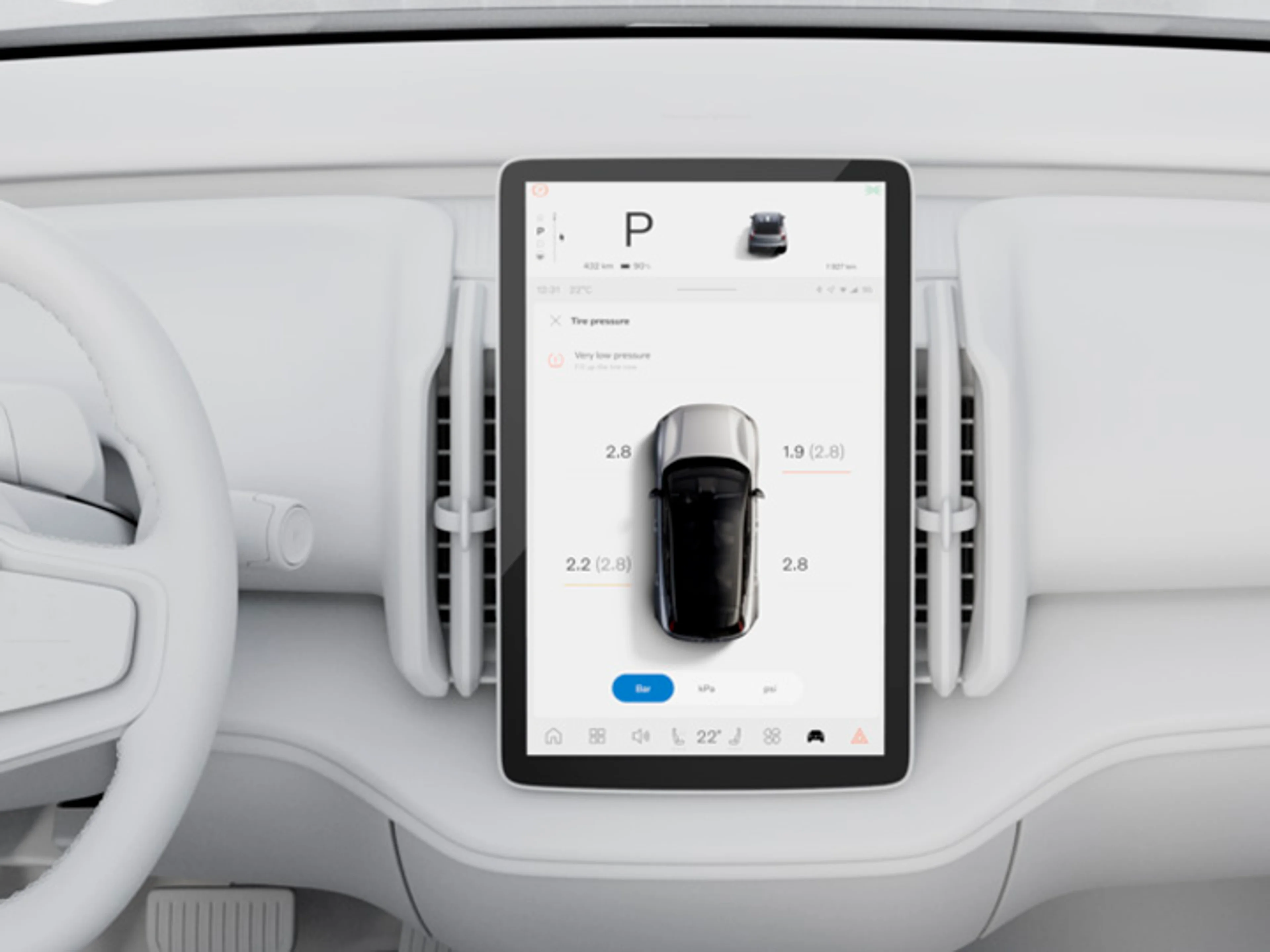 Tecnología de un Volvo SUV