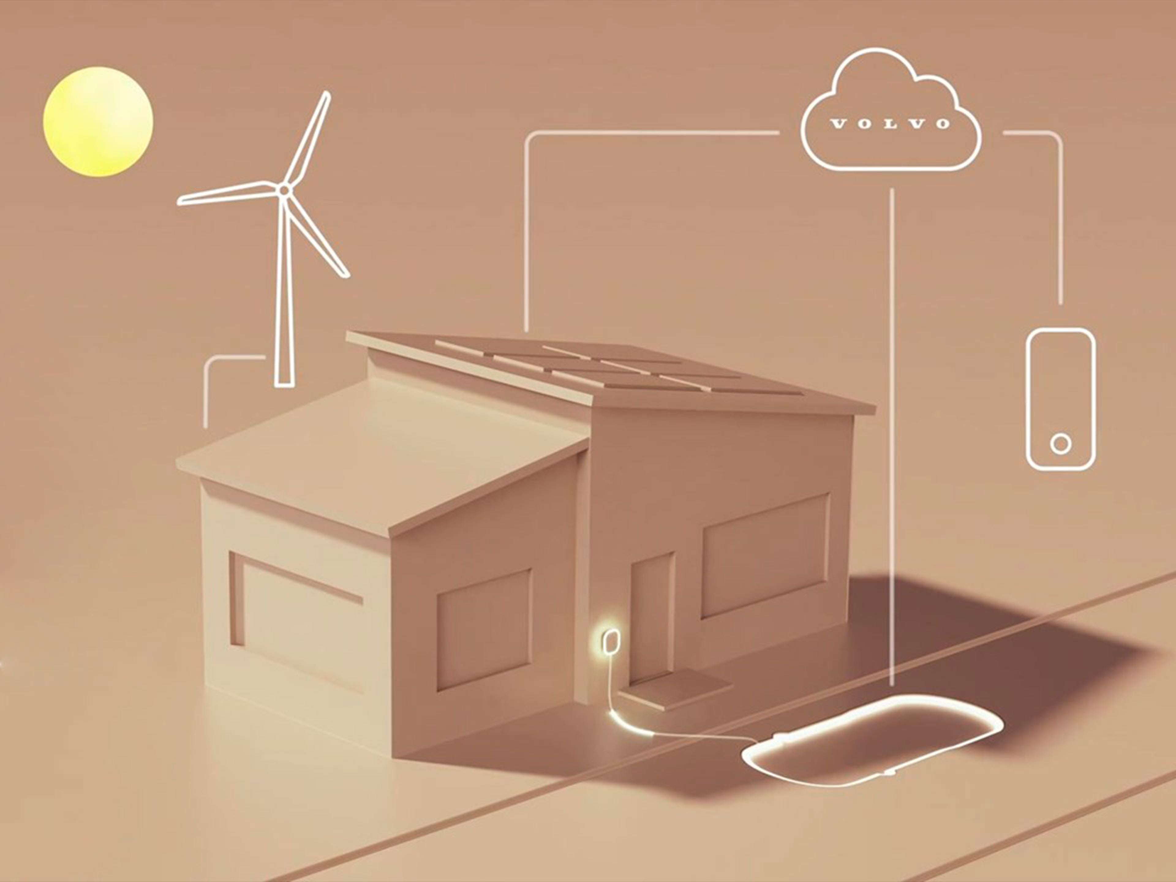 Los nuevos vehículos eléctricos de Volvo Cars estarán preparados para la carga bidireccional