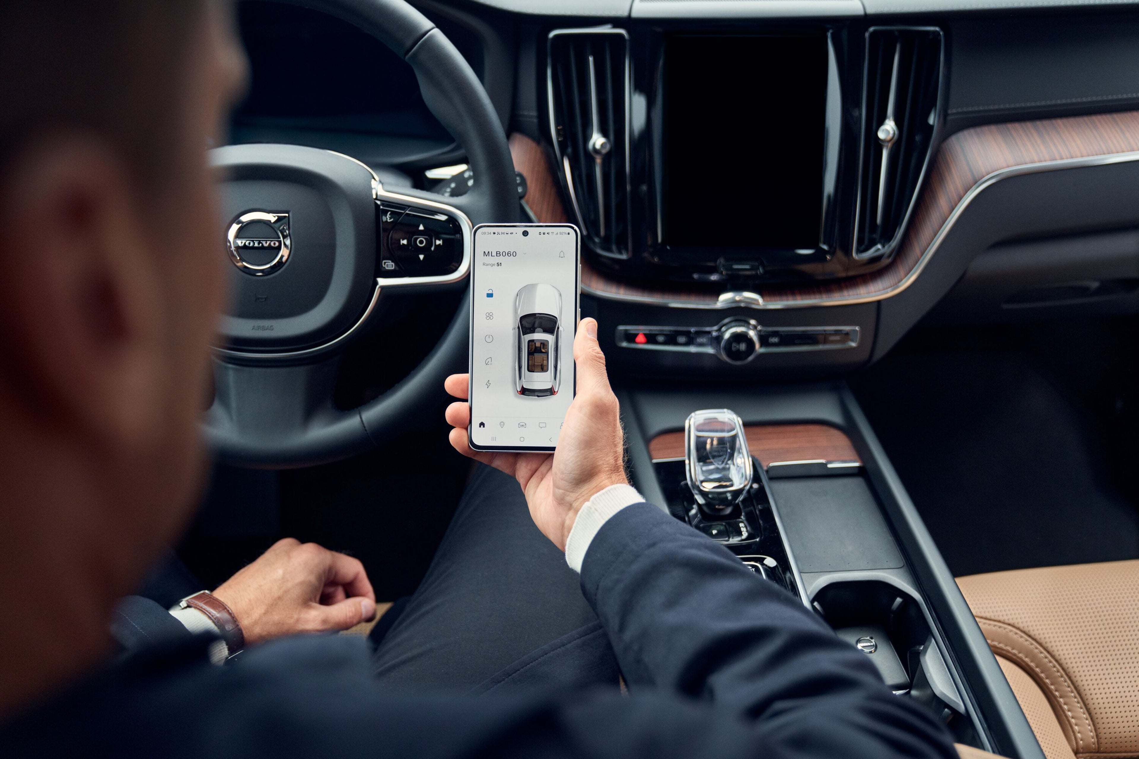 Telefon aplikacja Volvo