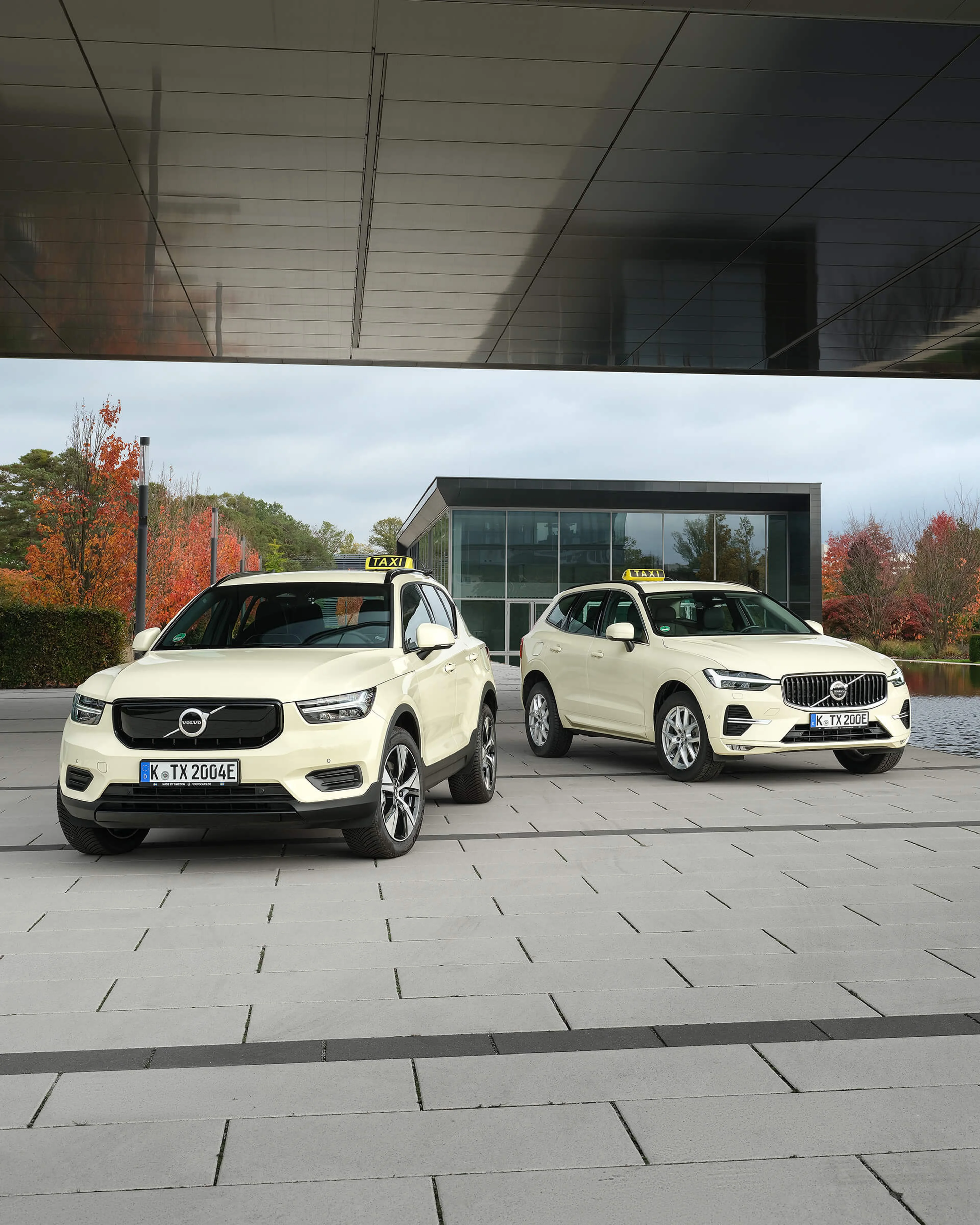 Volvo XC40 und XC60 als Taxi