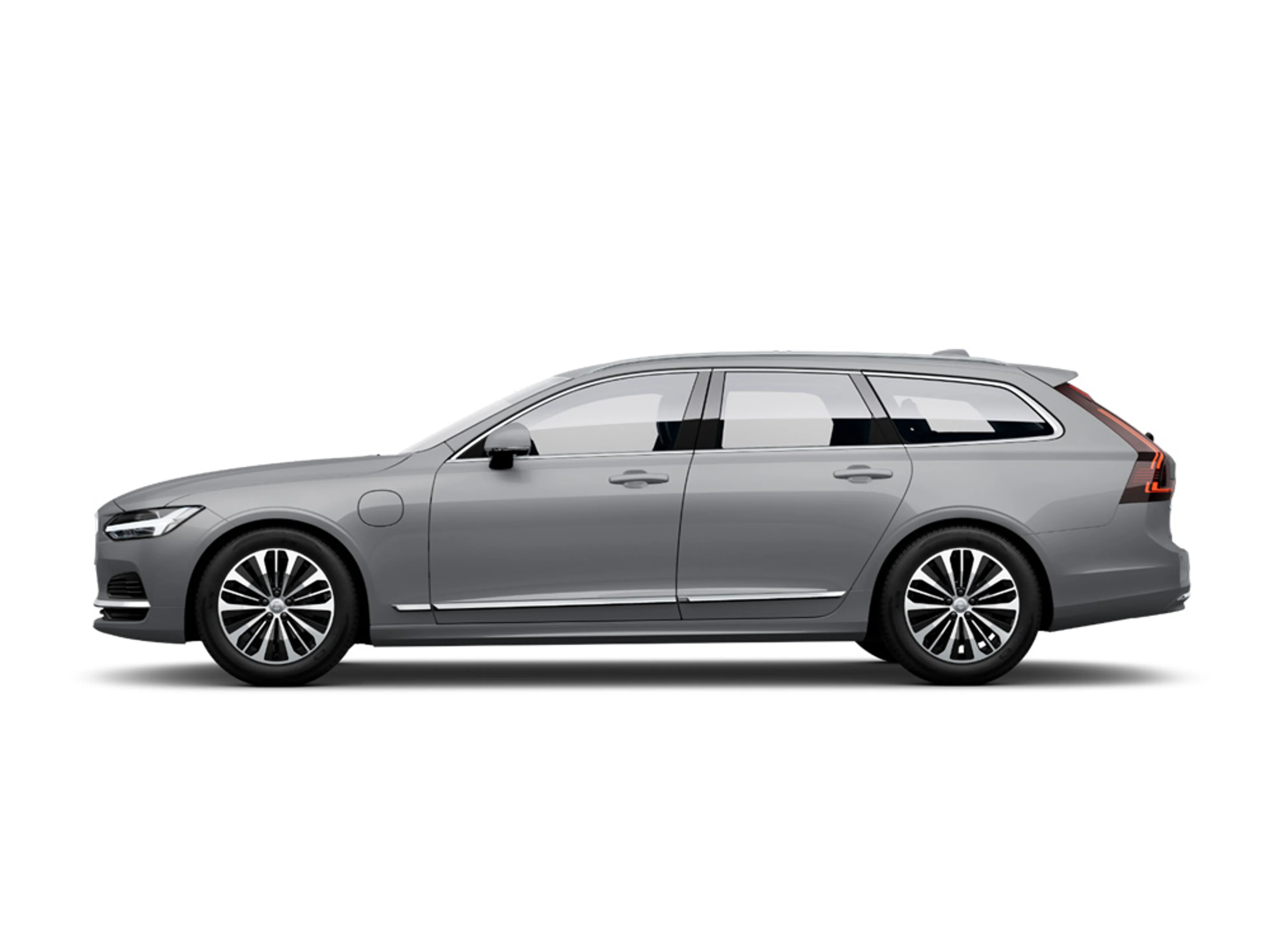 Vue latérale d'une voiture d'occasion Volvo V90.