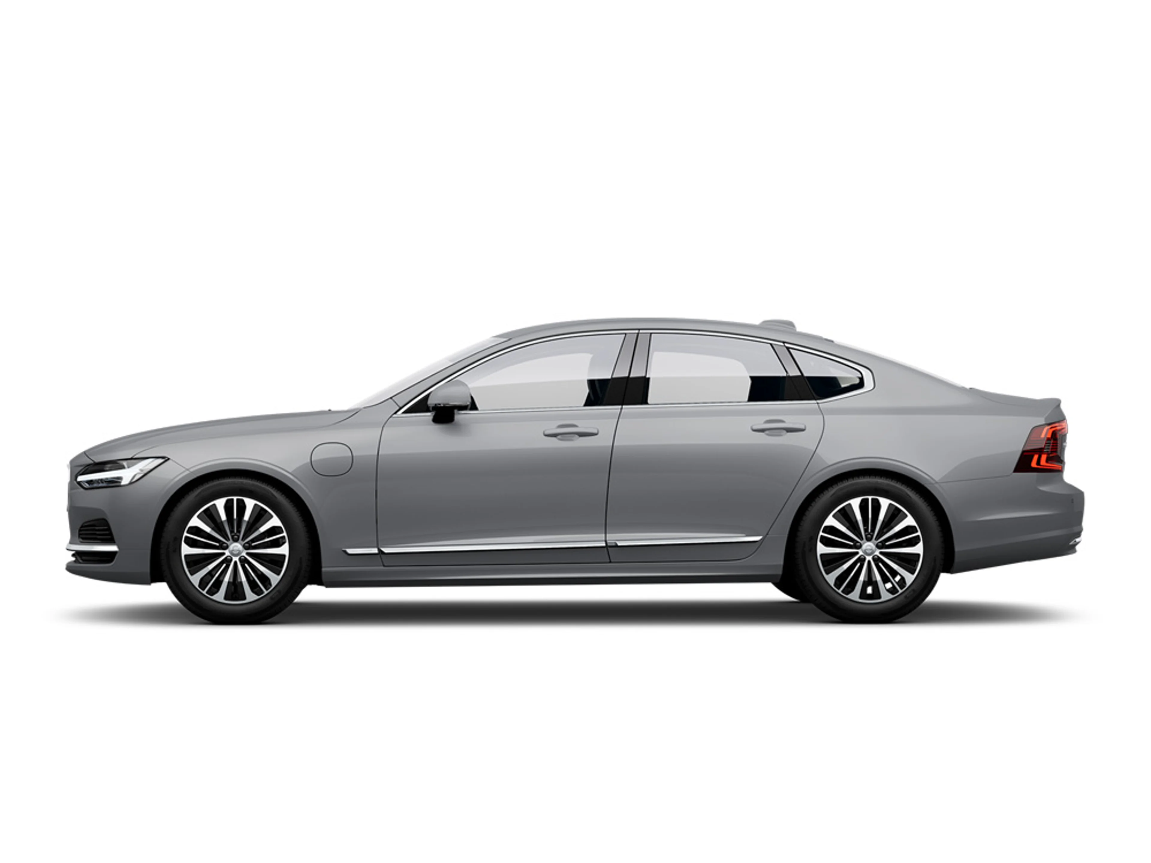 Vue latérale d'une voiture d'occasion Volvo S90.