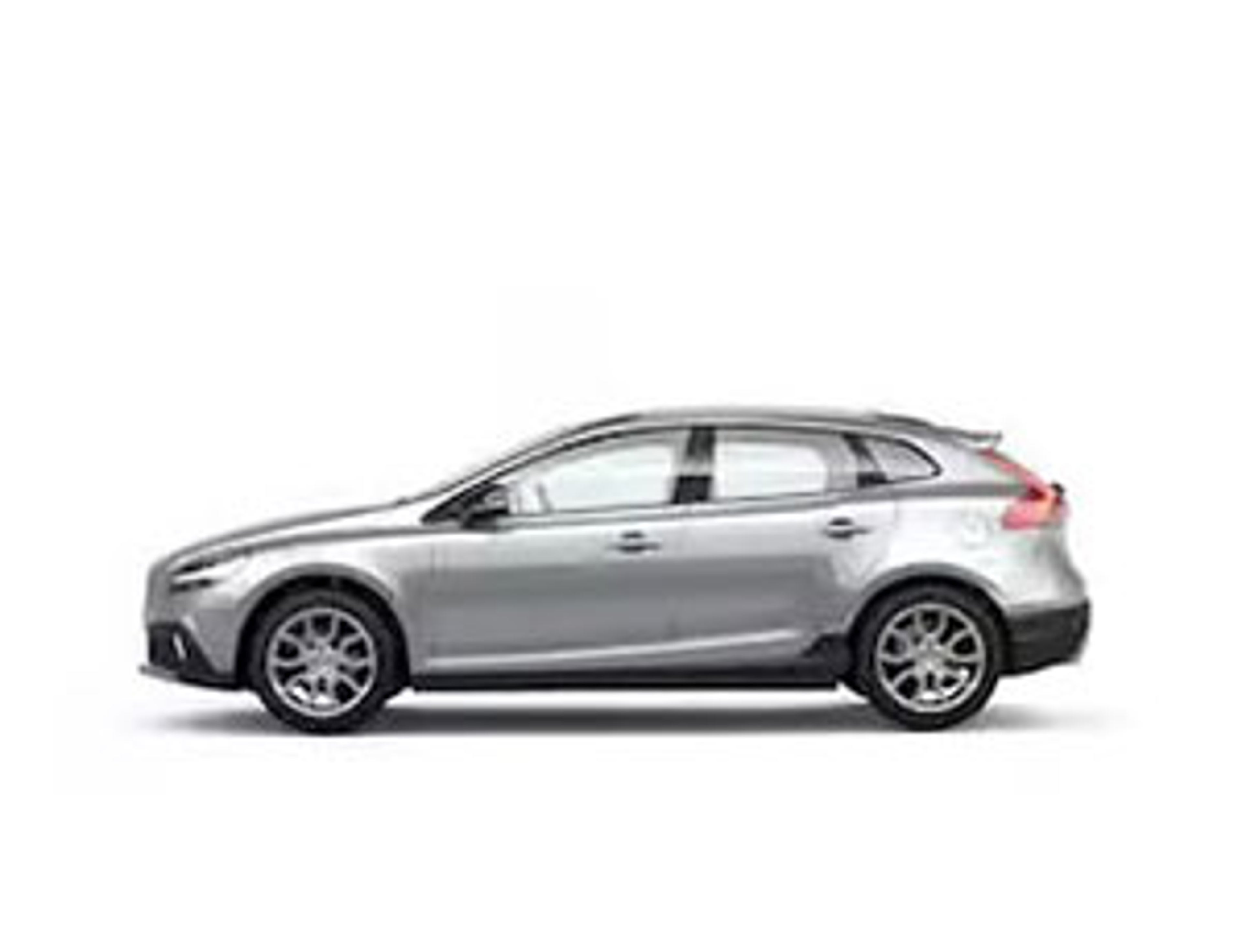 Volvo V40 gris de profil