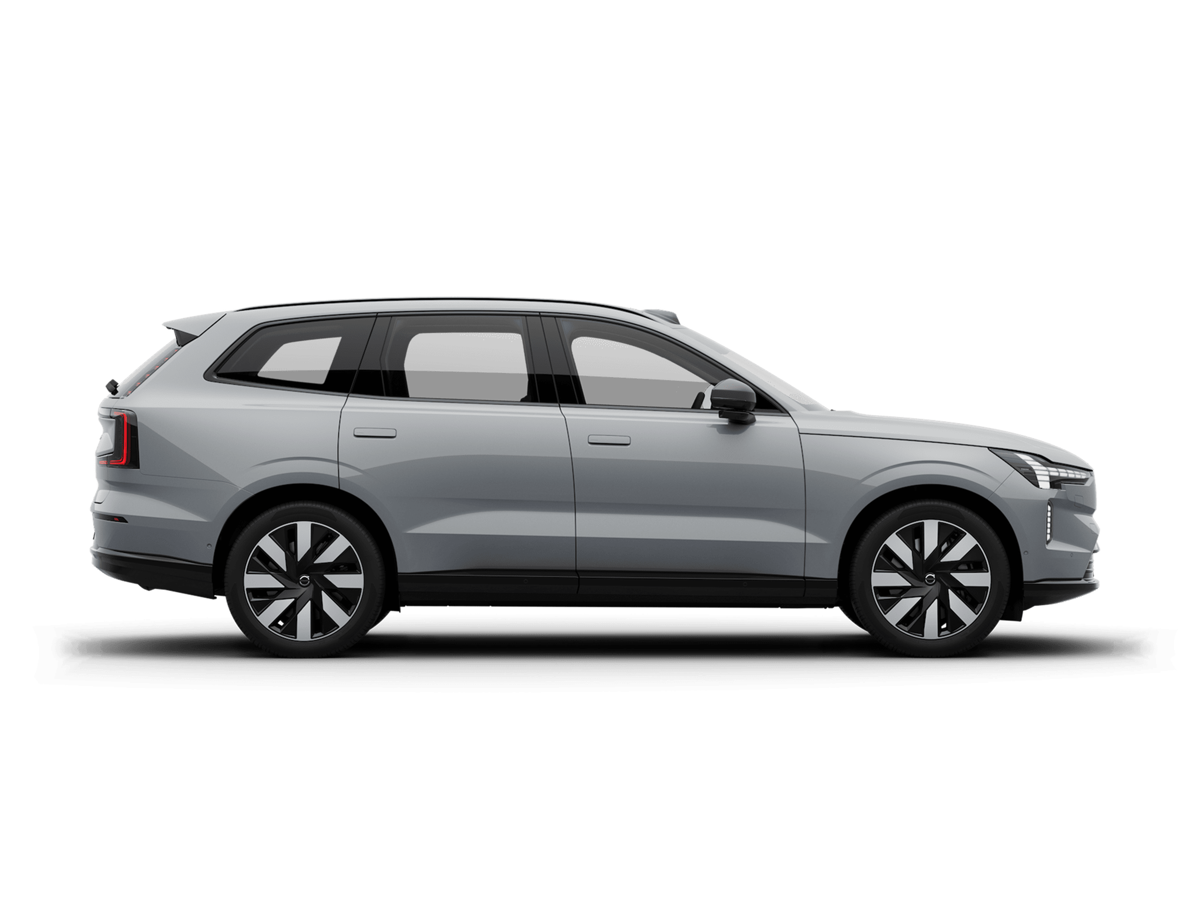 Volvo EX90 sur fond blanc.
