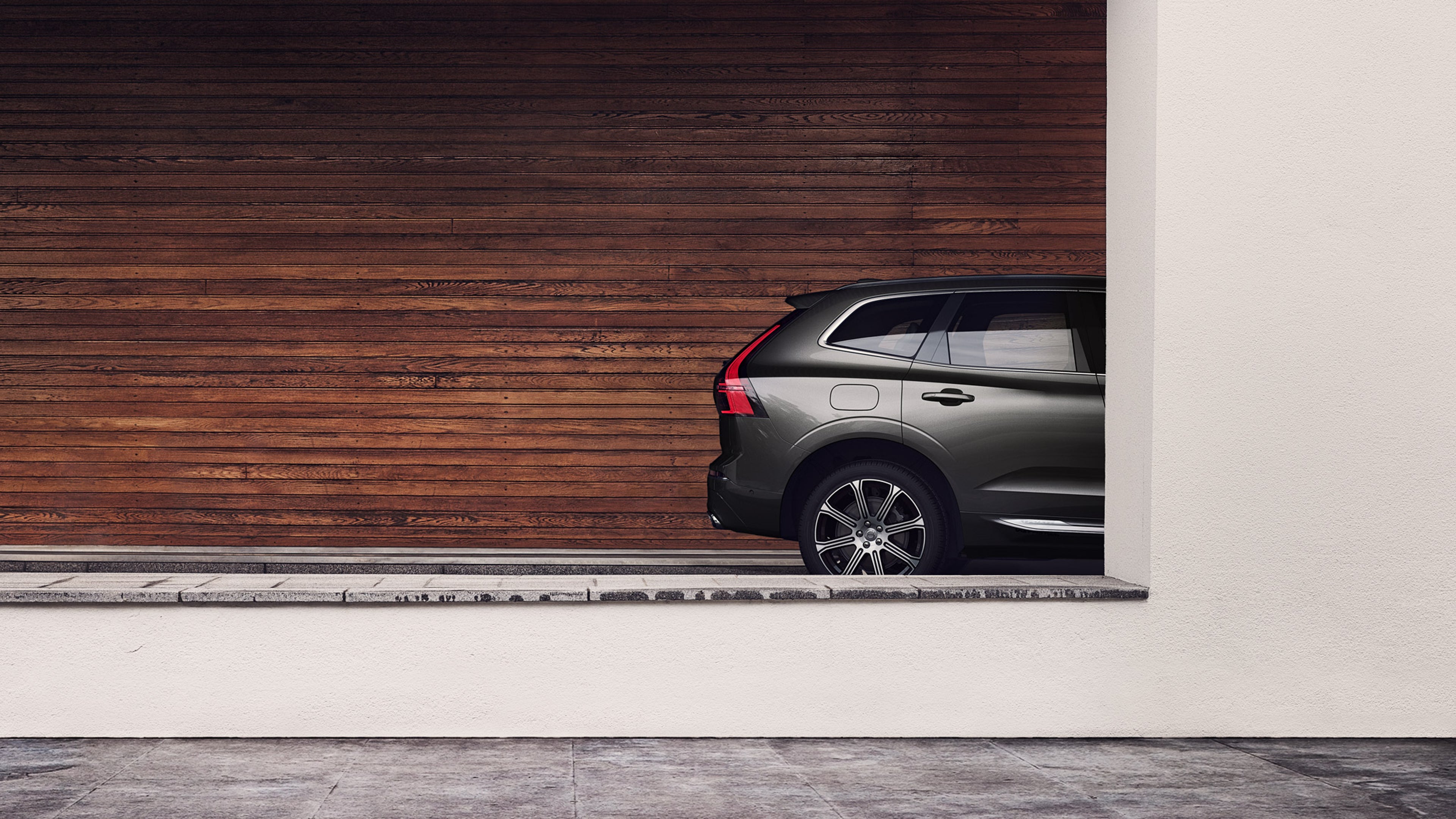 vue de profil d'une voiture Volvo