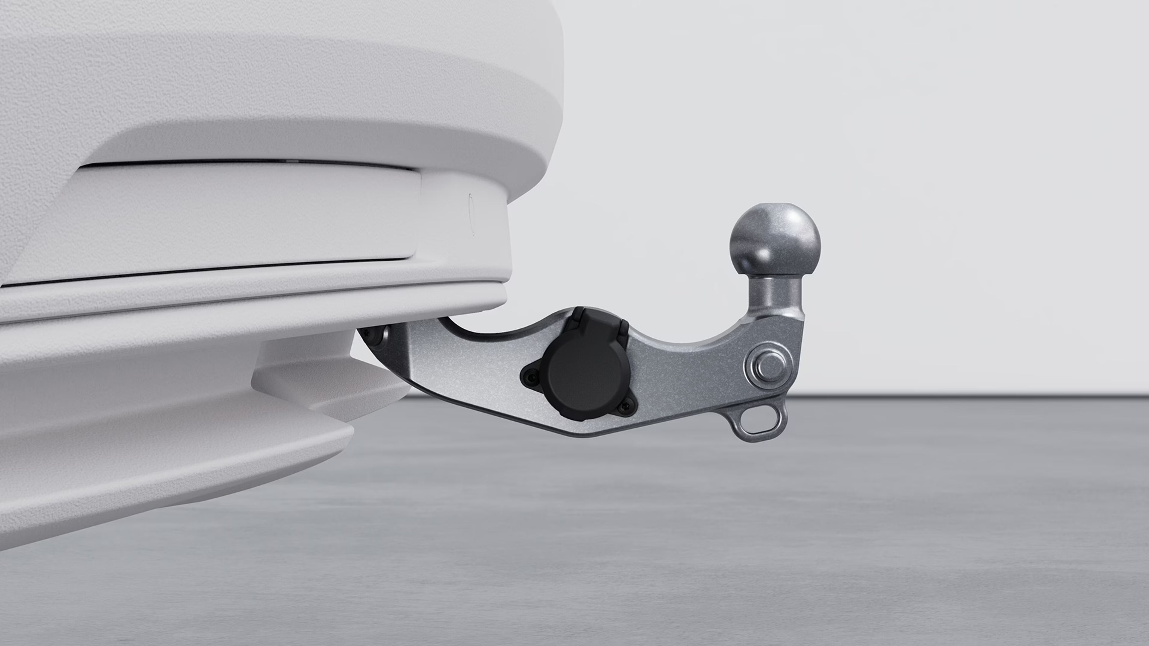 Gancio di traino ripiegabile