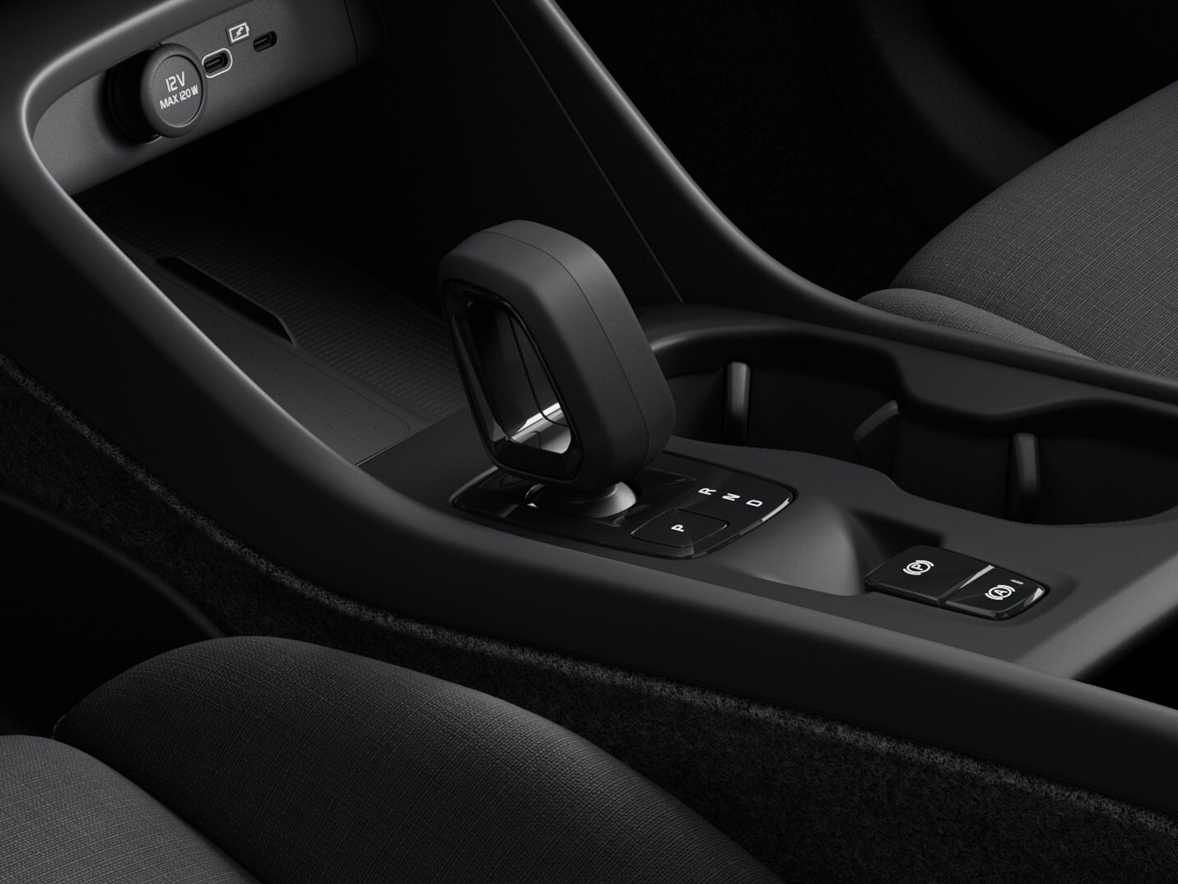 Binnenkant Volvo XC40 black edition