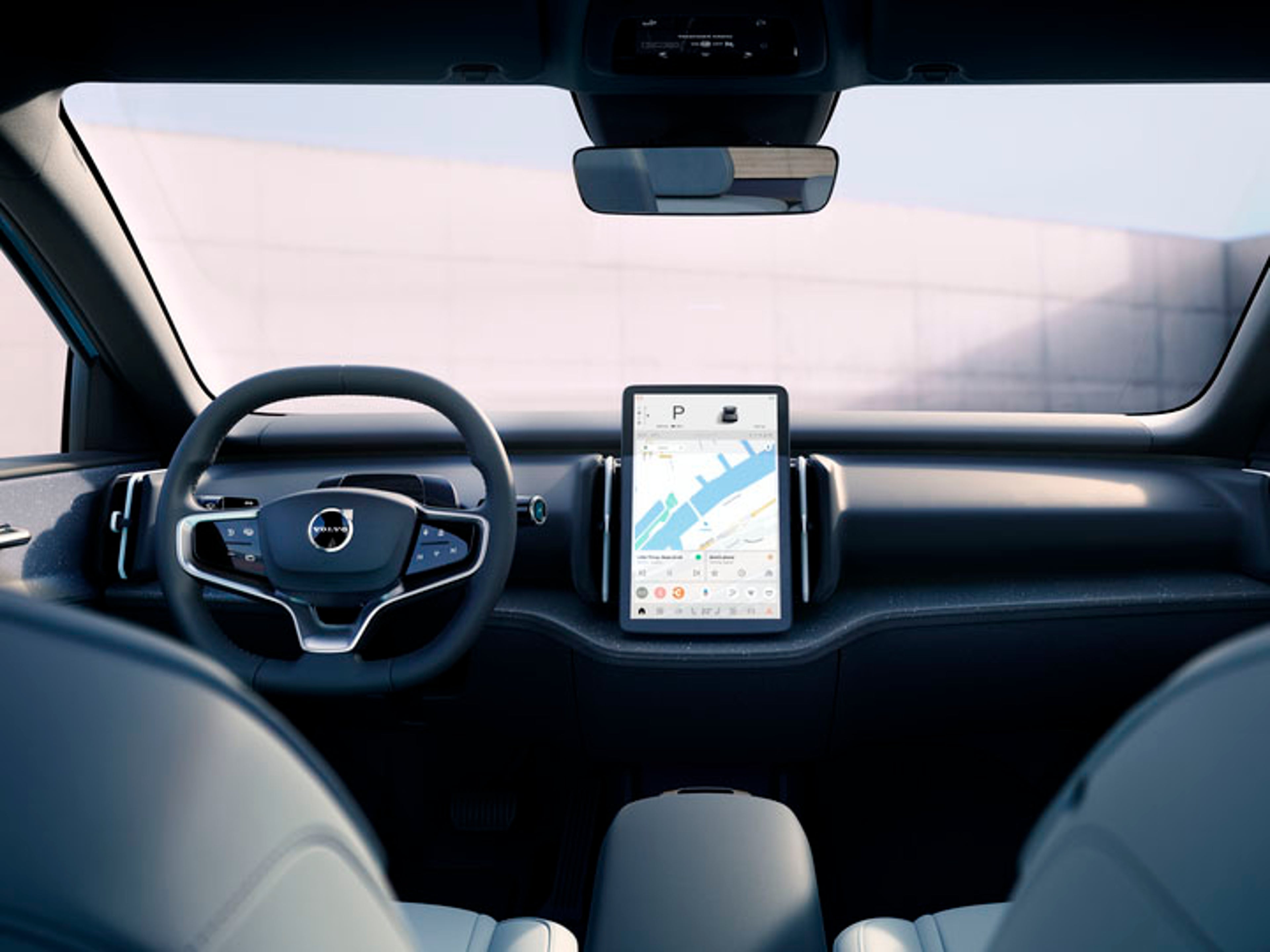 Volvo EX30 consola central