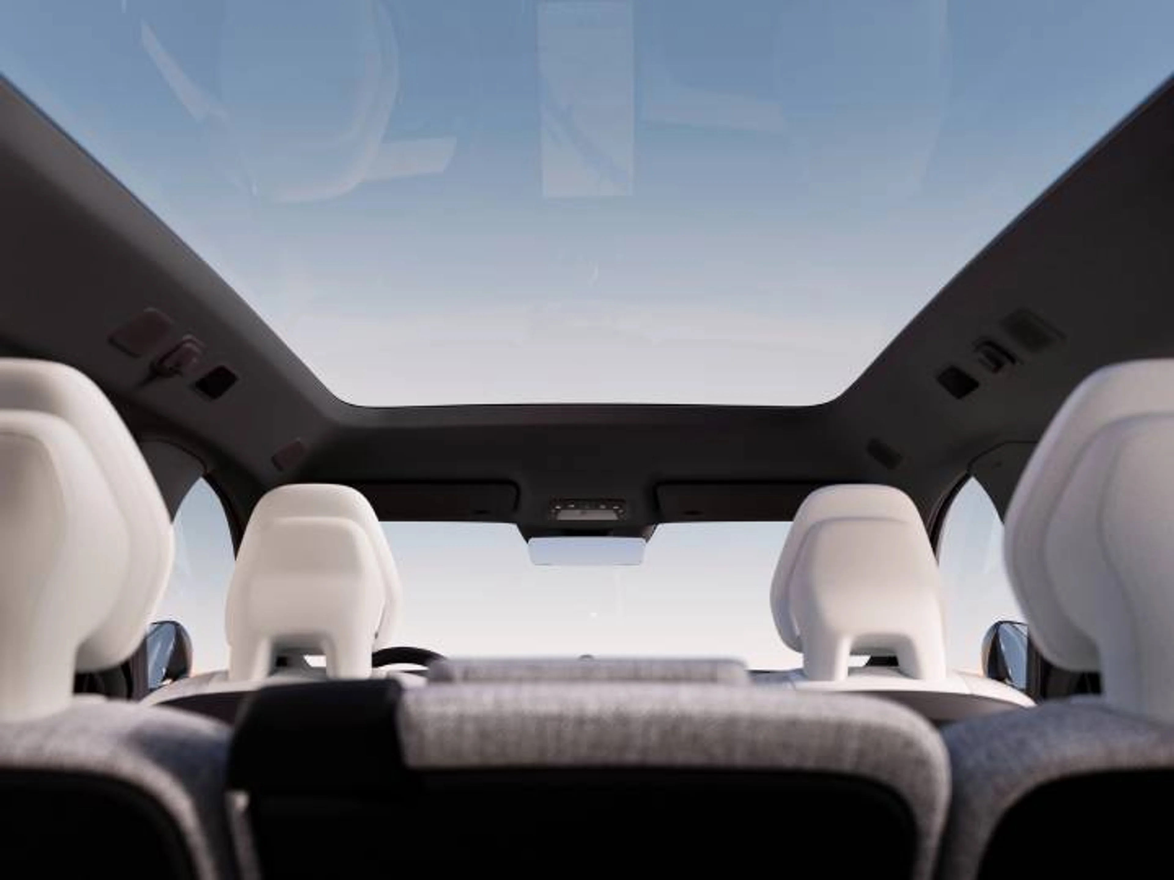 Techo panorámico de un Volvo EX90