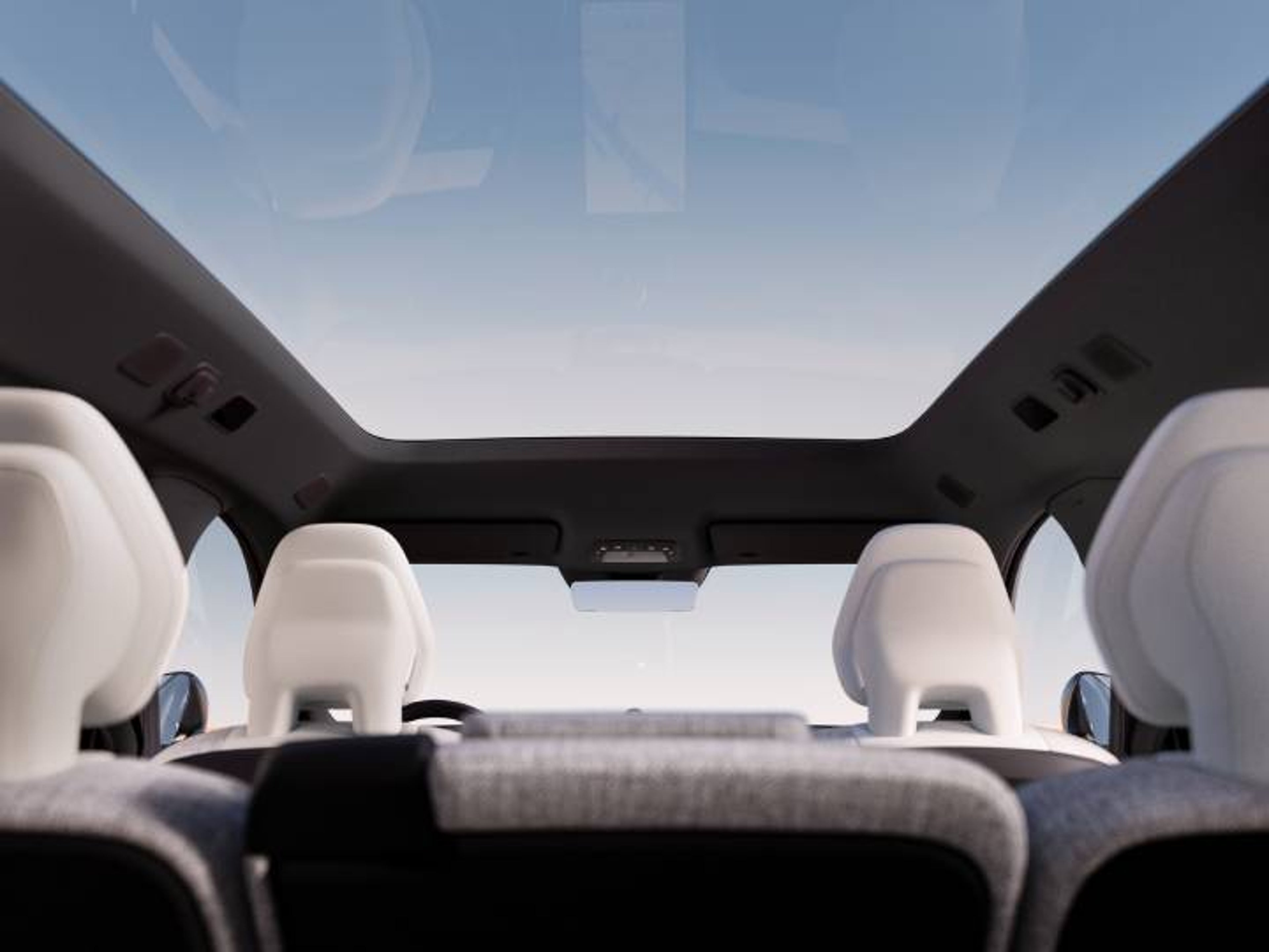 Techo panorámico de un Volvo EX90