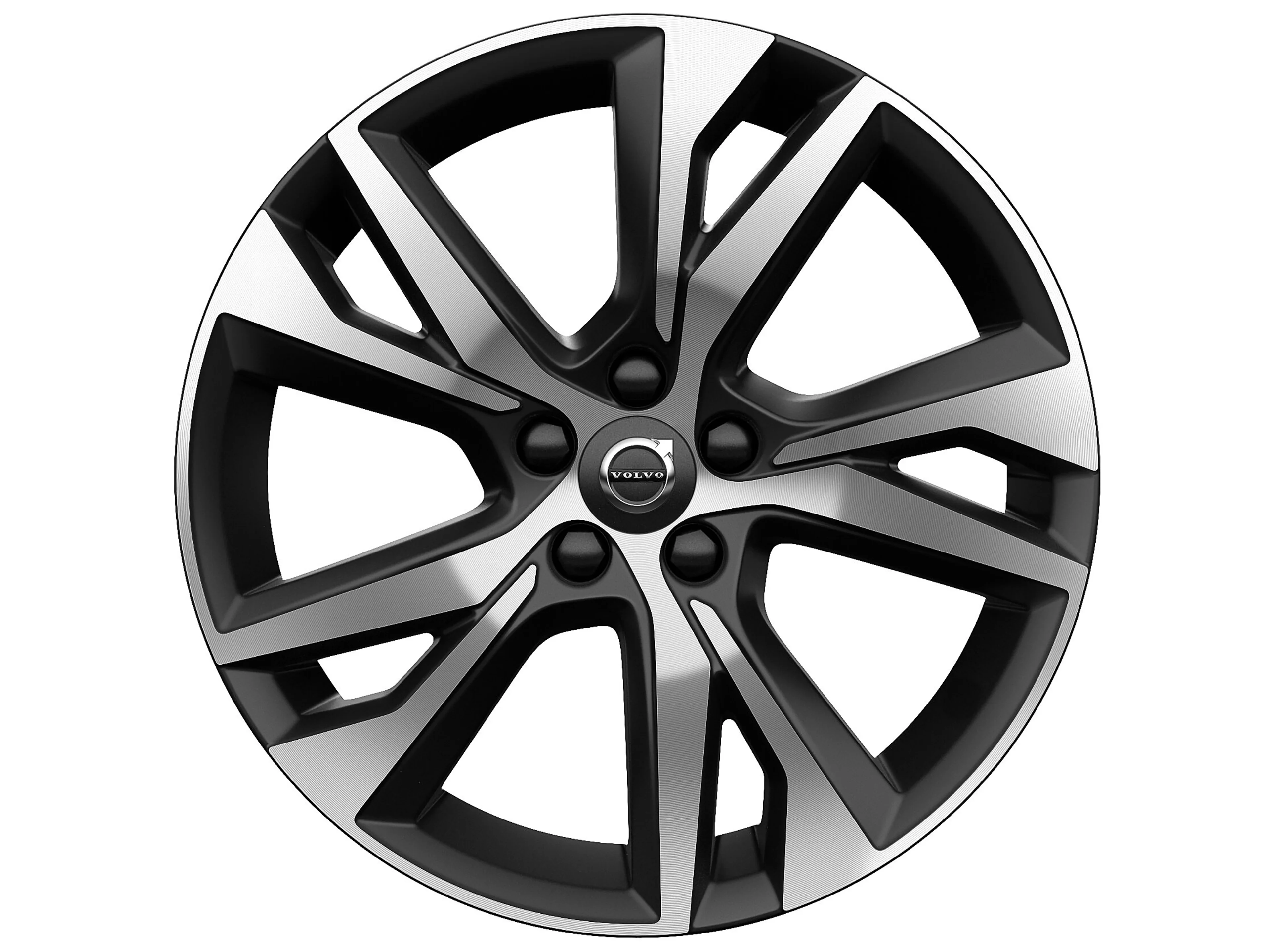 Cerchi 18" a 5 razze doppie Matt Black Diamond Cut - 1039