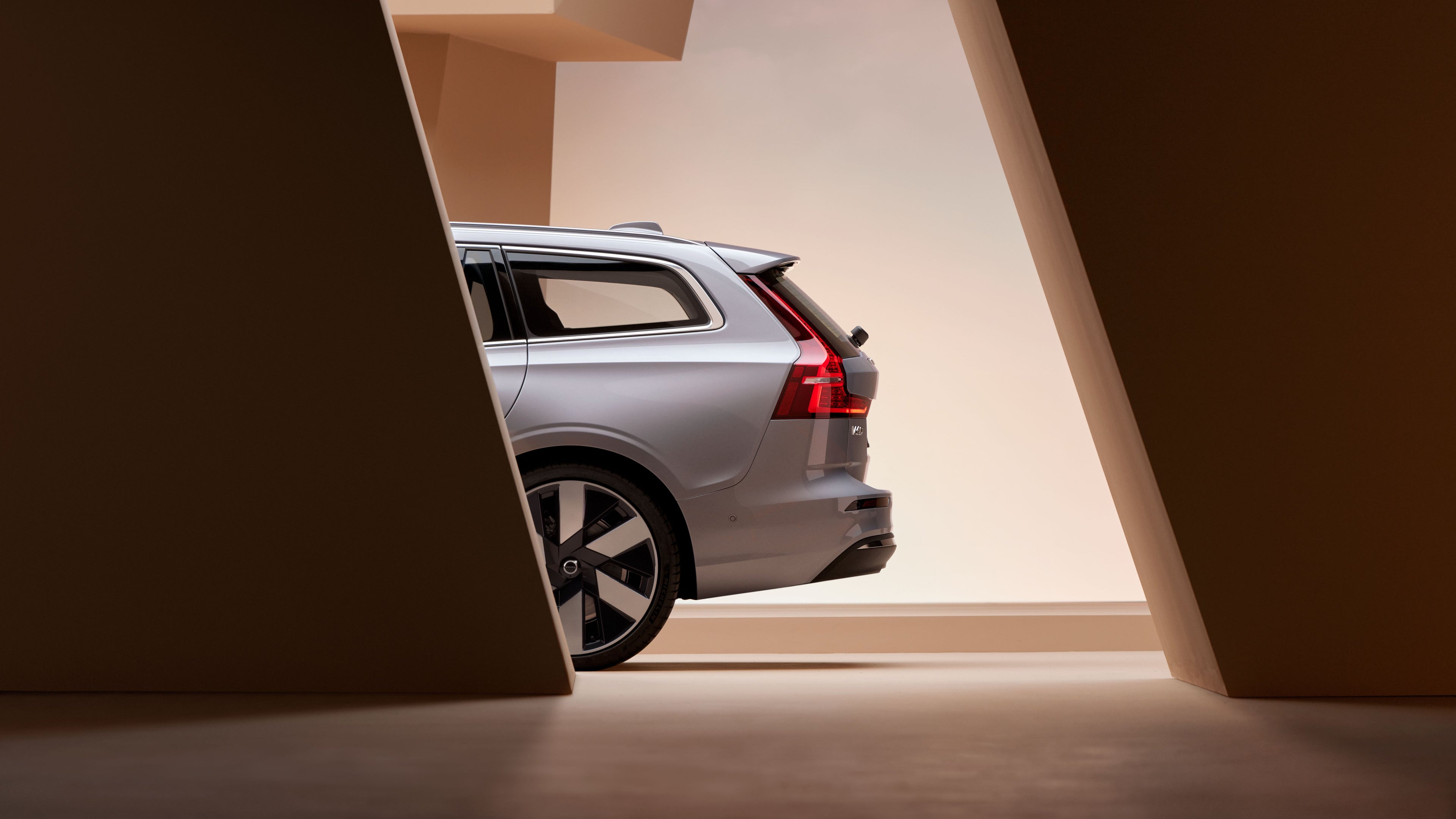 Achterkant van volvo v60