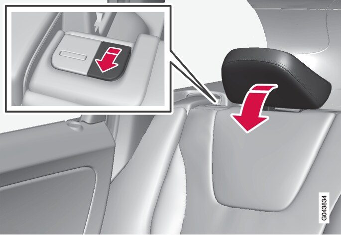 P3-1320-XC60 Folding outer head restraint