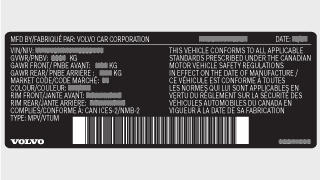 Étiquette d'homologation