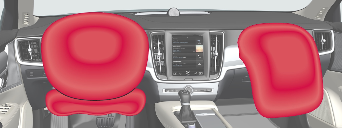 P5-1617-S90/V90–Safety–Driver and passenger airbags