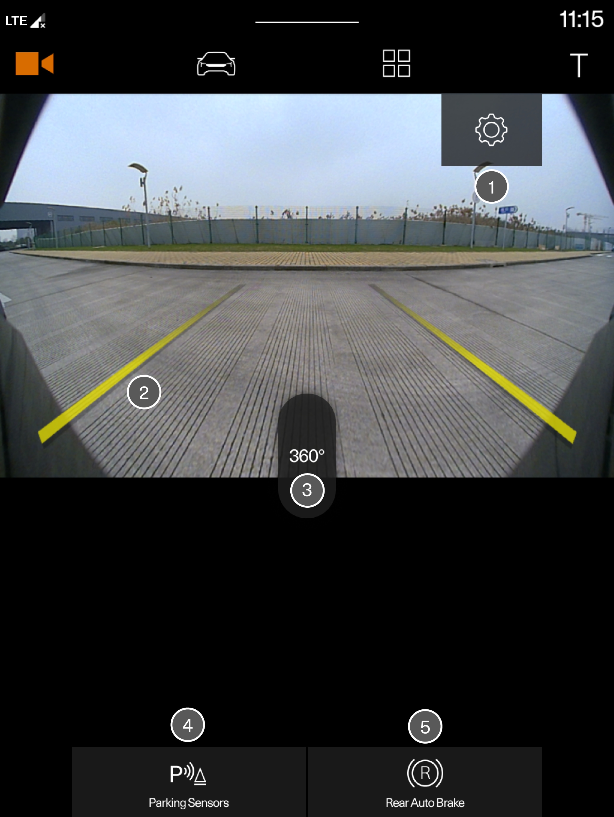 PS2-2111-Park Assist Camera view