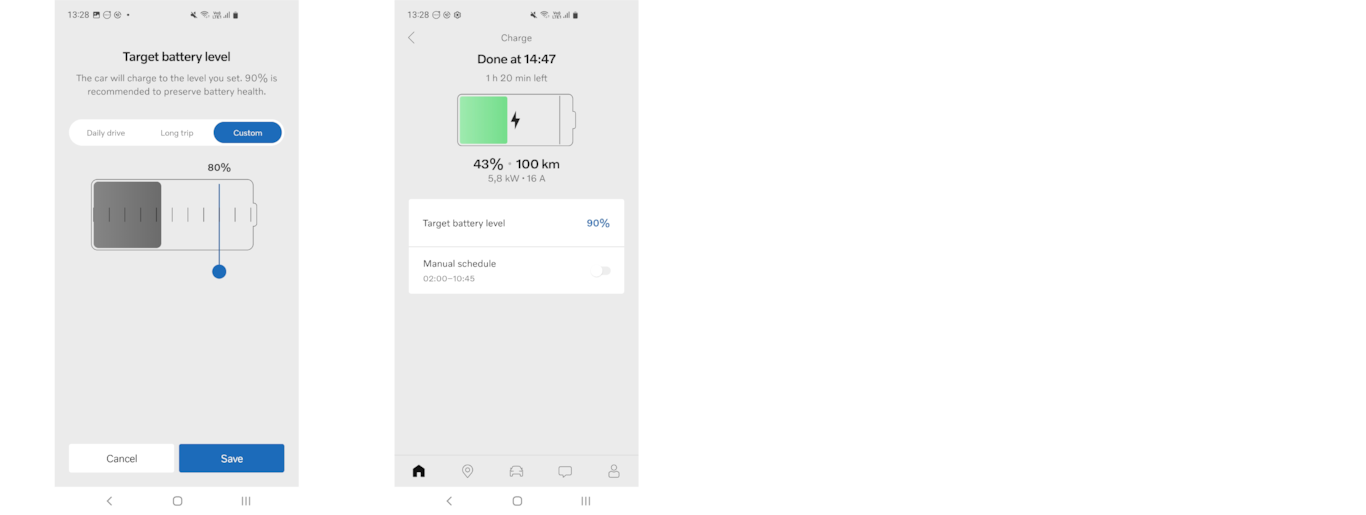 Android Target charge 5.53