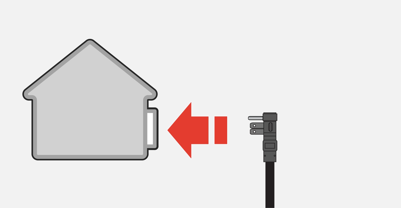 PS2- 20w07- Plug in cable to house US